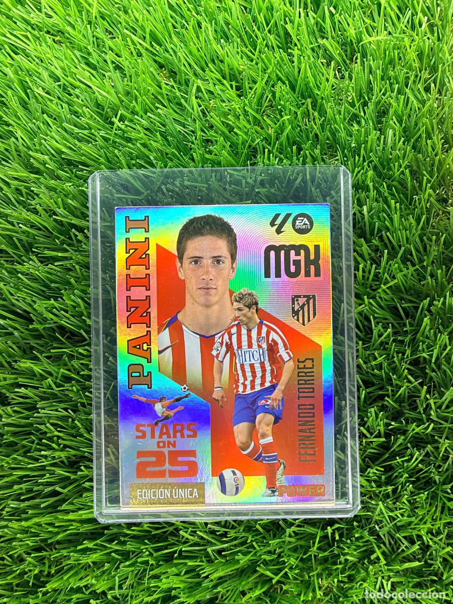 Cromos de f&uacute;tbol: N&ordm; 432P Fernando Torres Stars on 25 Power Atl&eacute;tico de Madrid Megacracks 26 27