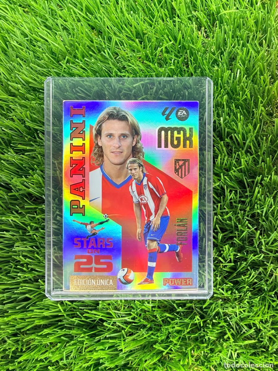 Cromos de f&uacute;tbol: N&ordm; 439P Forl&aacute;n Stars on 25 Power Atl&eacute;tico de Madrid Megacracks 26 27