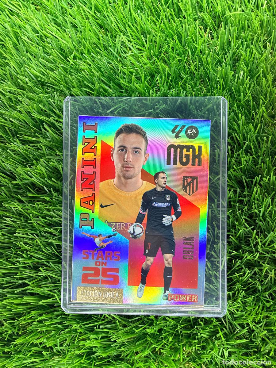 Cromos de f&uacute;tbol: N&ordm; 447P Oblak Stars on 25 Power Atl&eacute;tico de Madrid Megacracks 26 27