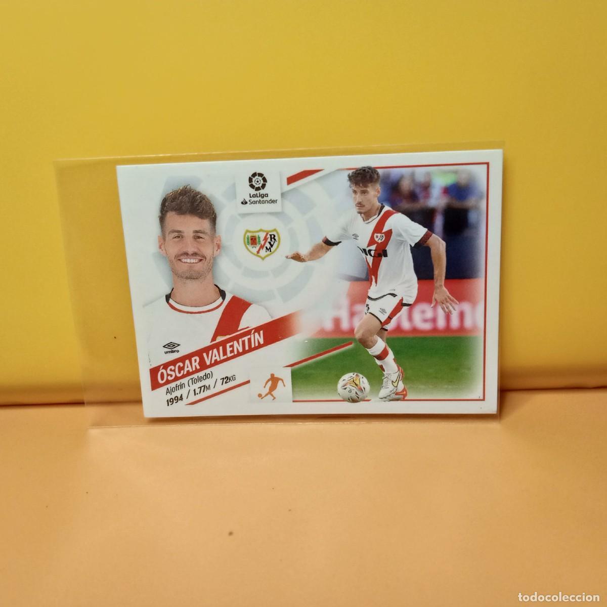 Cromos de f&uacute;tbol: EDICIONES ESTE 2022 2023 22 23 RAYO VALLECANO &Oacute;SCAR VALENT&Iacute;N 12