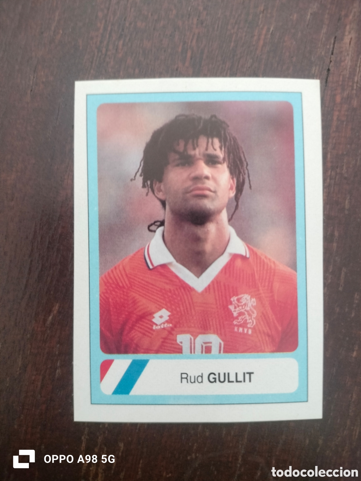 Cromos de f&uacute;tbol: Cromo 226 Gullit Holanda Pa&iacute;ses Bajos Mundial USA EEUU Estados Unidos 94 1994 Ediciones Estadio