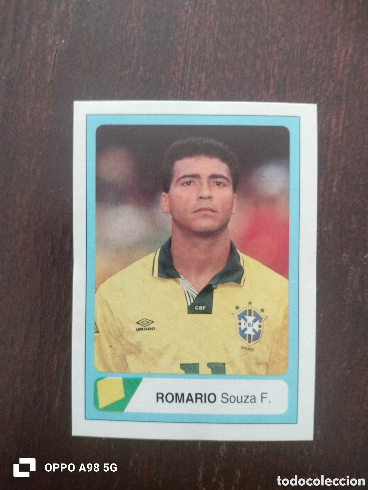 Cromos de f&uacute;tbol: Cromo 102 Romario Brasil Ediciones Estadio Mundial USA EEUU Estados Unidos 94 1194