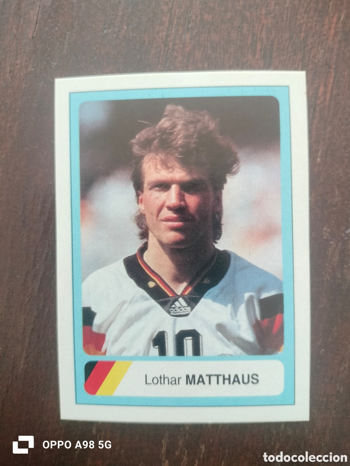 Cromos de f&uacute;tbol: Cromo 21 Matthaus Alemania Mundial USA EEUU Estados Unidos 94 1994 Ediciones Estadio