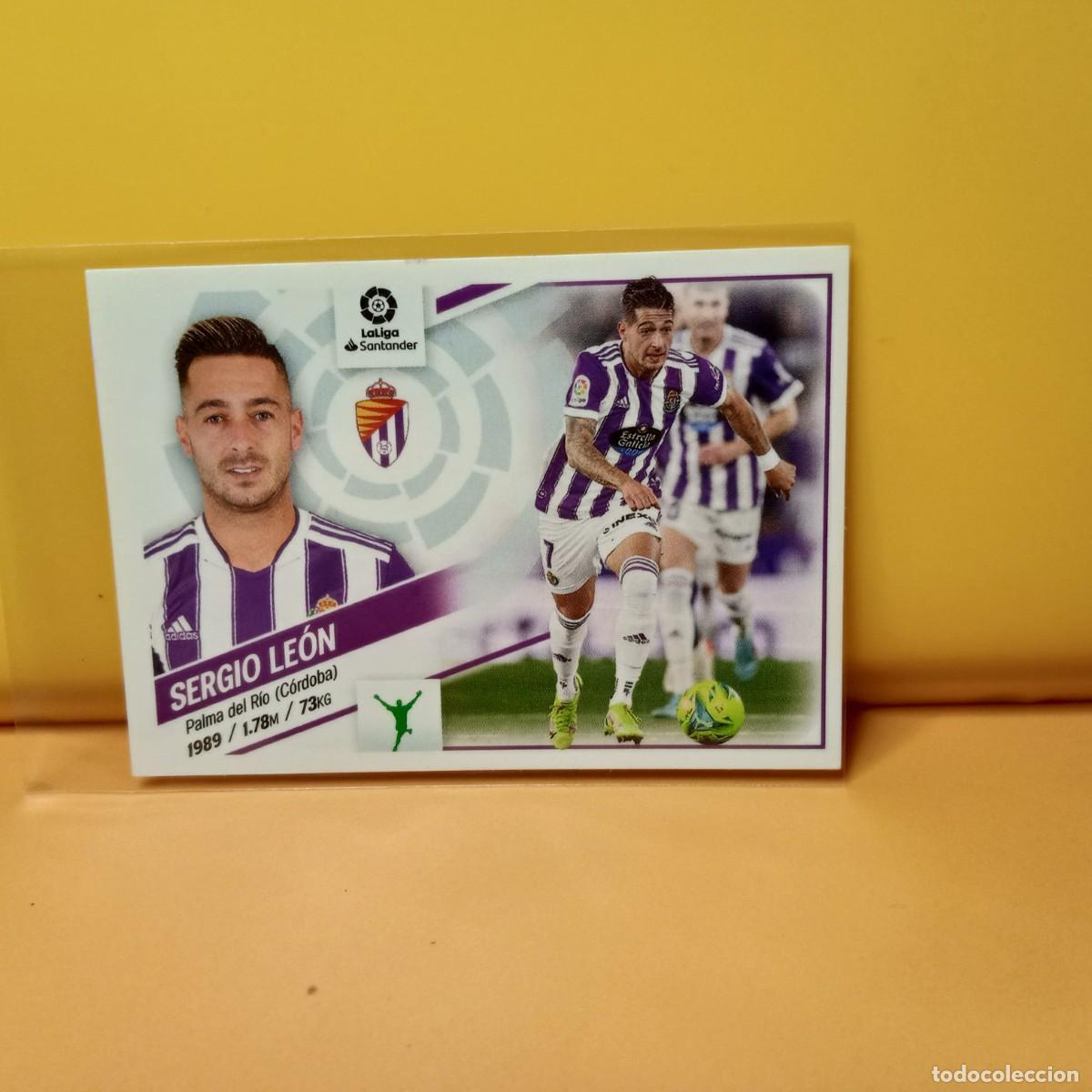 Cromos de f&uacute;tbol: EDICIONES ESTE 2022 2023 22 23 REAL VALLADOLID SERGIO LE&Oacute;N 18