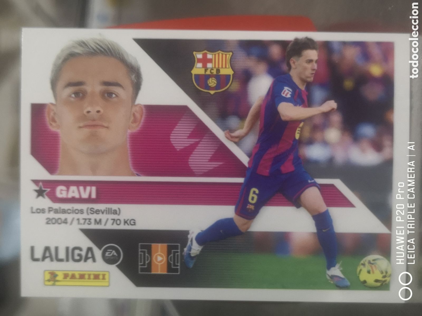 Cromos de f&uacute;tbol: LIGA ESTE 2026 2027 26 27 GAVI 13 BARCELONA