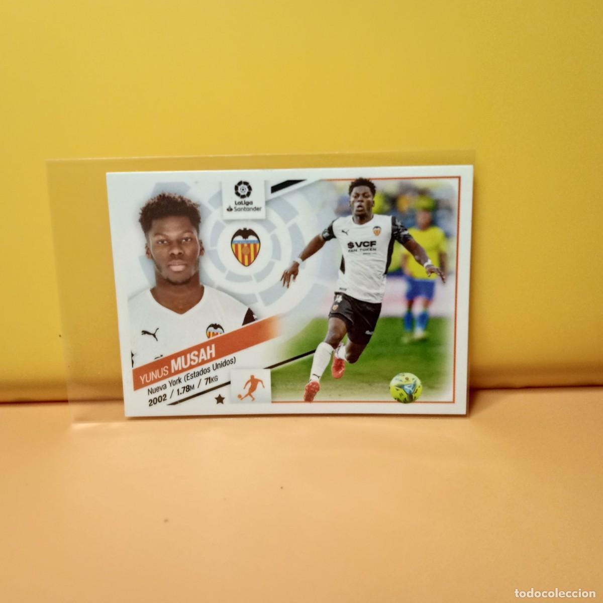 Cromos de f&uacute;tbol: EDICIONES ESTE 2022 2023 22 23 VALENCIA C.F MUSAH 16