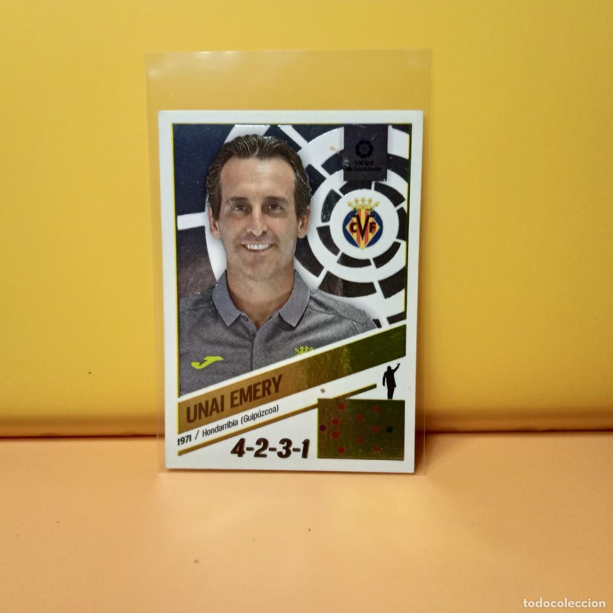 Cromos de f&uacute;tbol: EDICIONES ESTE 2022 2023 22 23 VILLARREAL CF UNAI EMERY 2 (1&ordf; EDICI&Oacute;N)