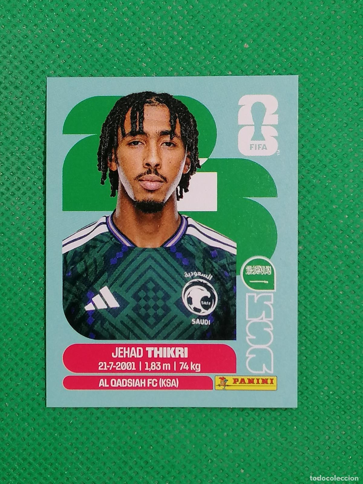Cromos de f&uacute;tbol: KSA 6 KSA6 JEHAD THIKRI ARABIA SAUDI ⚽ PANINI FIFA MUNDIAL WORLD CUP 26 2026 STICKER ⚽