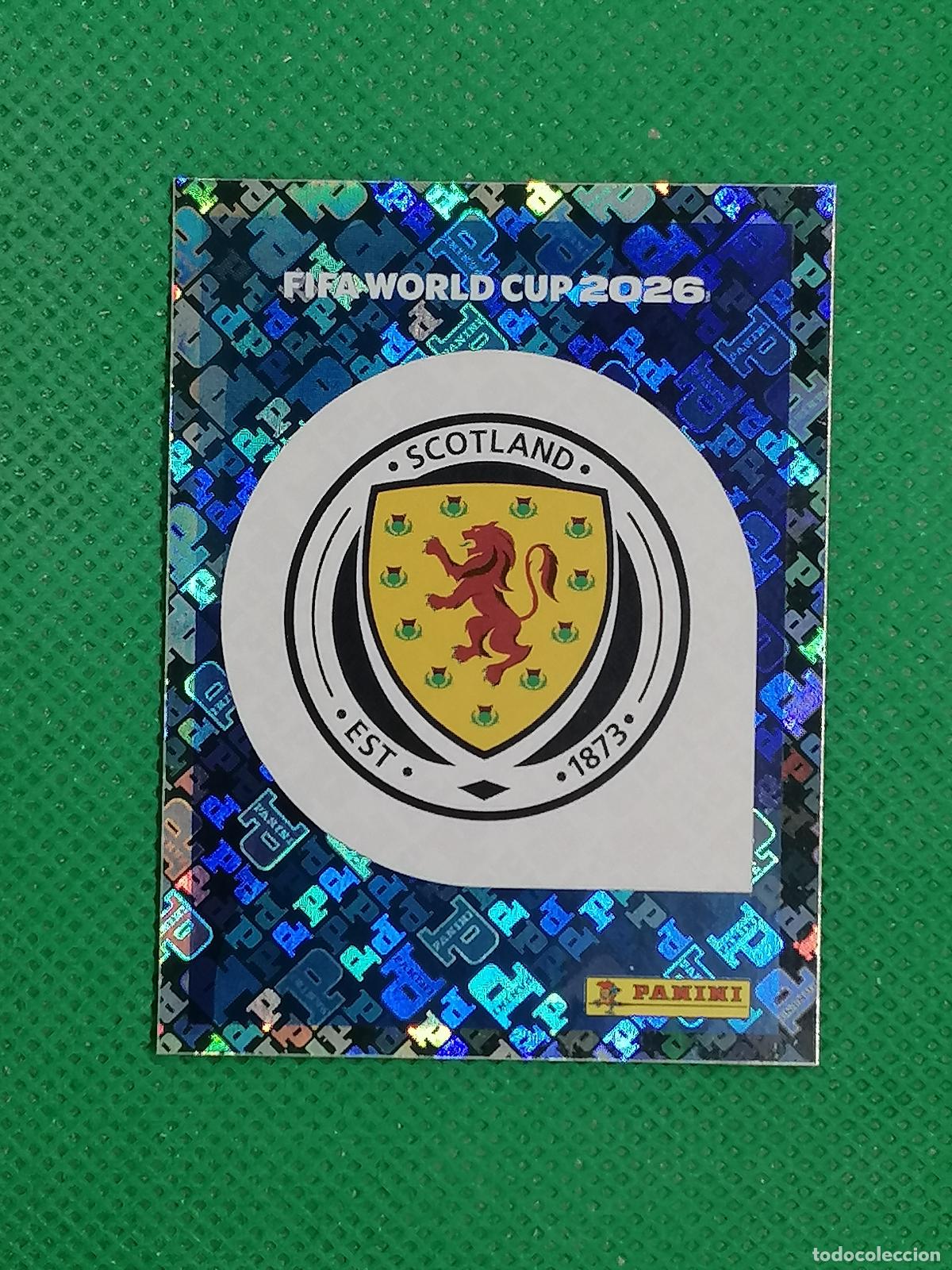 Cromos de f&uacute;tbol: SCO 1 SCO1 ESCUDO ESCOCIA ⚽ PANINI FIFA MUNDIAL WORLD CUP 26 2026 STICKER ⚽