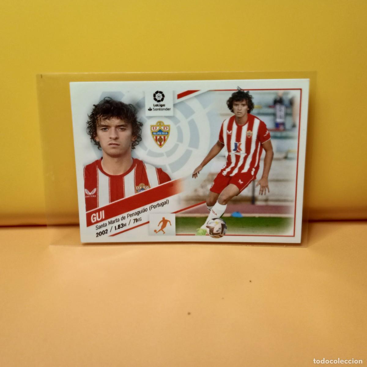 Cromos de f&uacute;tbol: EDICIONES ESTE 2022 2023 22 23 ULTIMOS FICHAJES 5 AD ALMER&Iacute;A GUI (2&ordf; EDICI&Oacute;N)