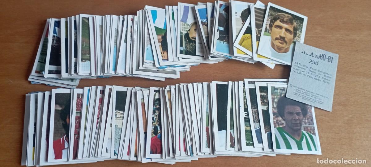 Fu&szlig;ball-Sticker: Lote de 175 cromos de Futbol 1980-81 de FHER arrancados del album