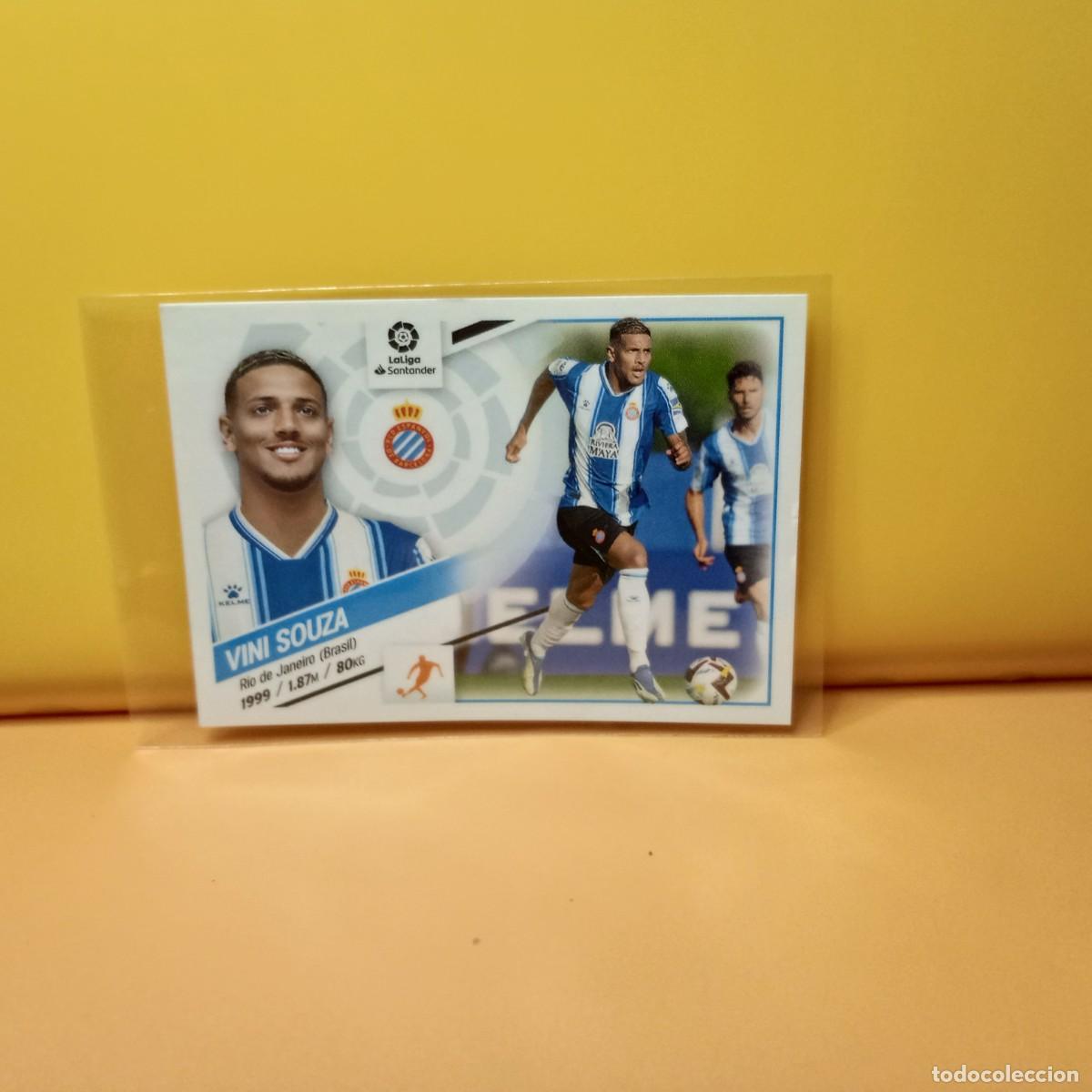 Cromos de f&uacute;tbol: EDICIONES ESTE 2022 2023 22 23 ULTIMOS FICHAJES 12 R.C.D ESPANYOL VINI SOUZA (2&ordf; EDICI&Oacute;N)