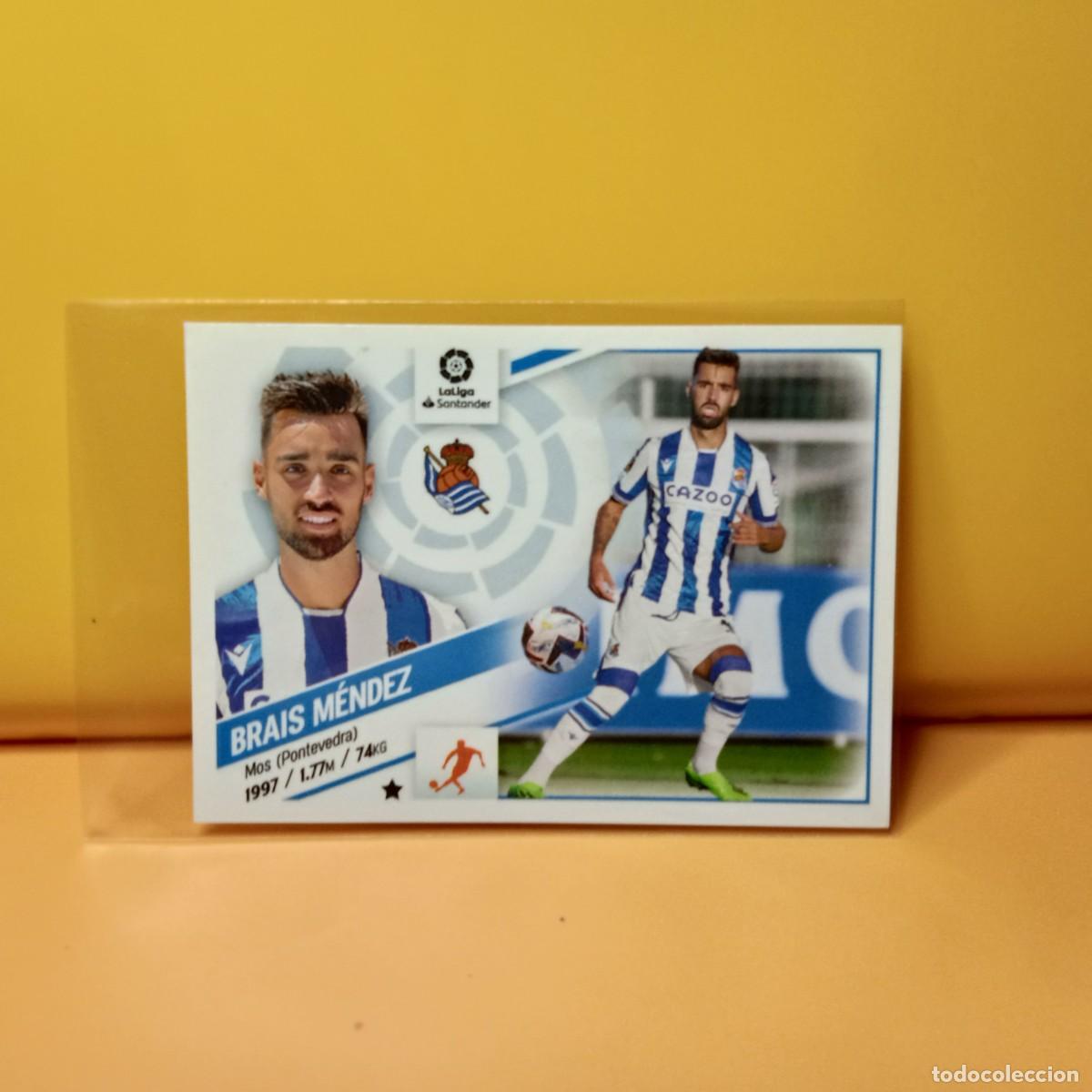Cromos de f&uacute;tbol: EDICIONES ESTE 2022 2023 22 23 ULTIMOS FICHAJES 18 REAL SOCIEDAD BRAIS M&Eacute;NDEZ (2&ordf; EDICI&Oacute;N)