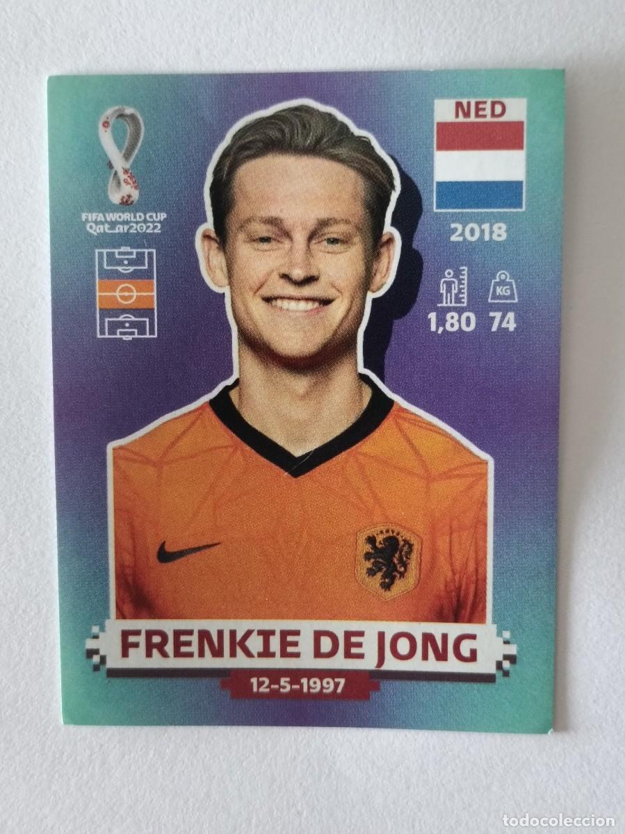 Cromos de f&uacute;tbol: #NED 11 FRENKIE DE JONG (PAISES BAJOS) MUNDIAL QATAR 2022 PANINI
