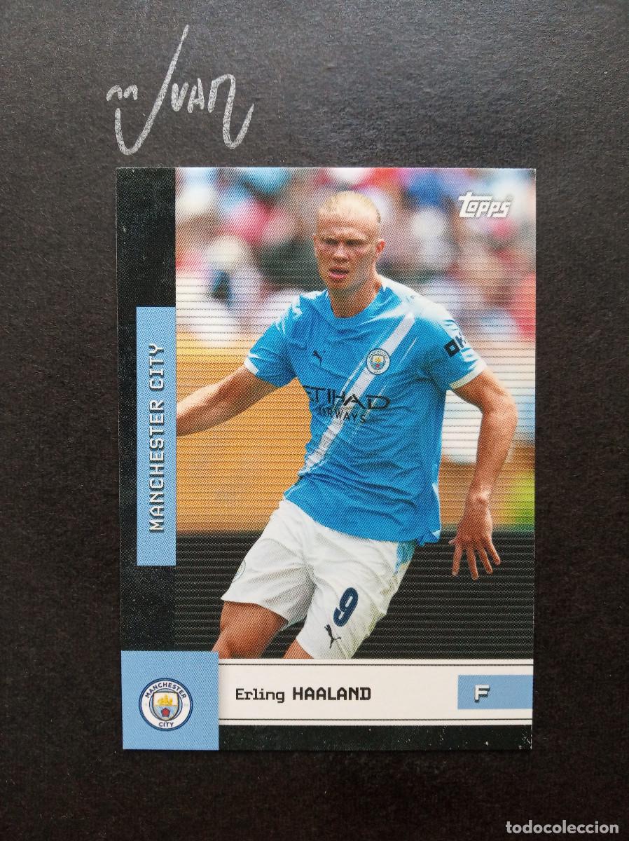 Cromos de f&uacute;tbol: N&ordm; 16 HAALAND NORUEGA ⚽ TOPPS &reg; TEAM SET MANCHESTER CITY 2025 2026 25 26 NUEVO