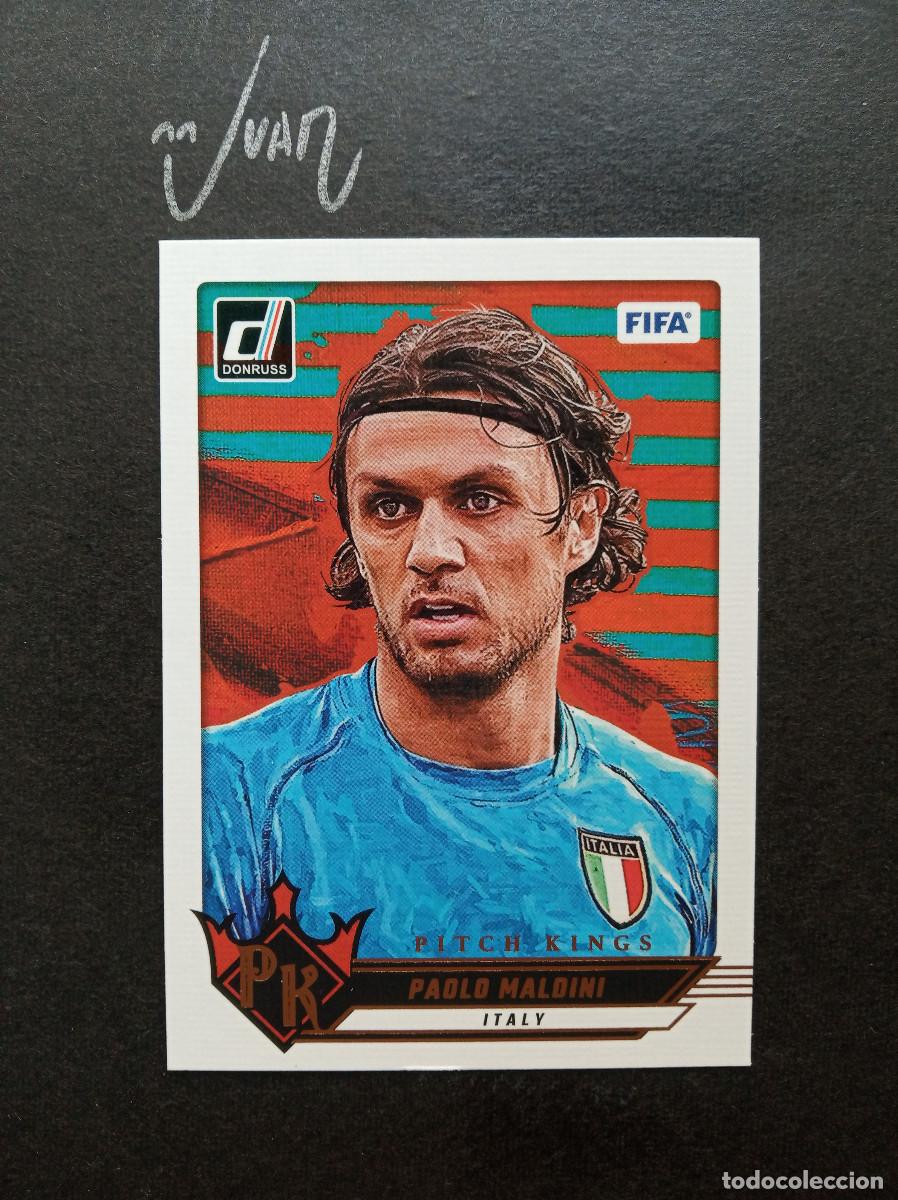 Cromos de f&uacute;tbol: N&ordm; 24 PITCH KINGS PAOLO MALDINI ITALIA AC MILAN ITALY ⚽ PANINI &reg; DONRUSS FIFA 2024 2025 24 25