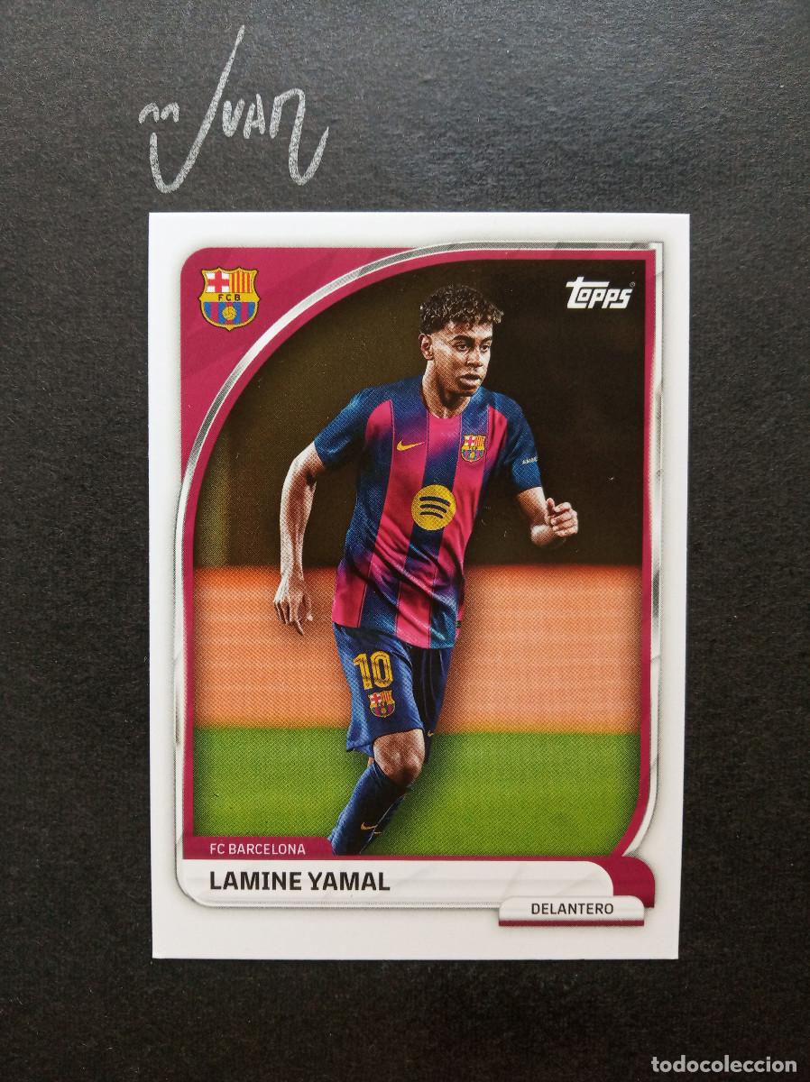 Cromos de f&uacute;tbol: N&ordm; 19 FIRST TEAM LAMINE YAMAL FC BARCELONA ESPA&Ntilde;A ⚽ TOPPS &reg; COLLECTOR TIN 2025 2026 25 26 NUEVO