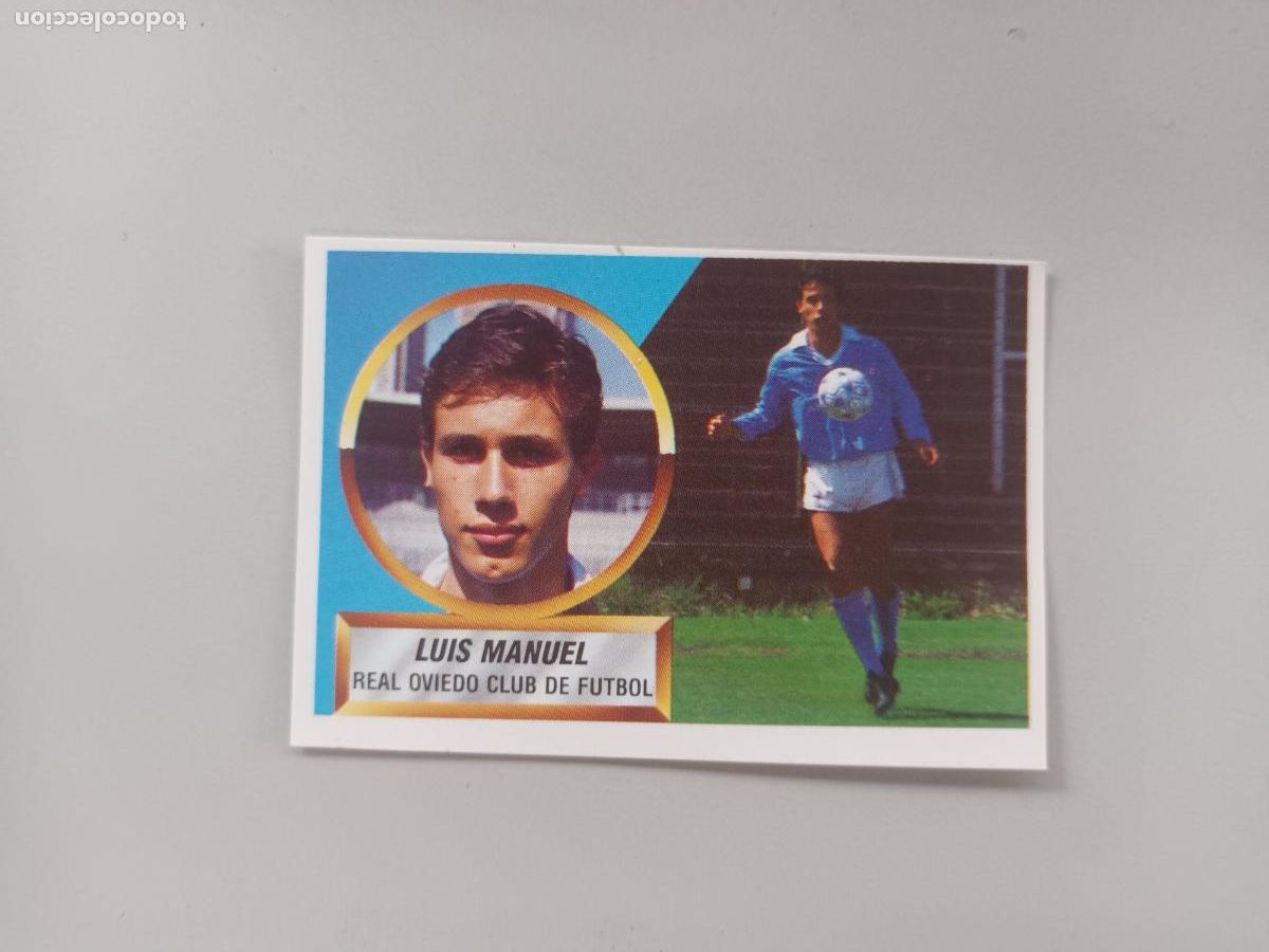 Cromos de f&uacute;tbol: LUIS MANUEL OVIEDO 88 - 89 EDICIONES ESTE. COLOCA CROMO. PERFECTO ESTADO NUEVO DE SOBRE Muy Dif&iacute;cil
