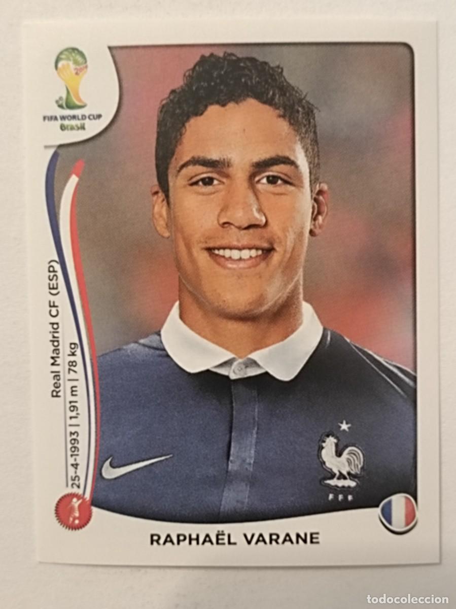 Cromos de f&uacute;tbol: #379 VARANE (FRANCIA) MUNDIAL BRASIL 2014 PANINI