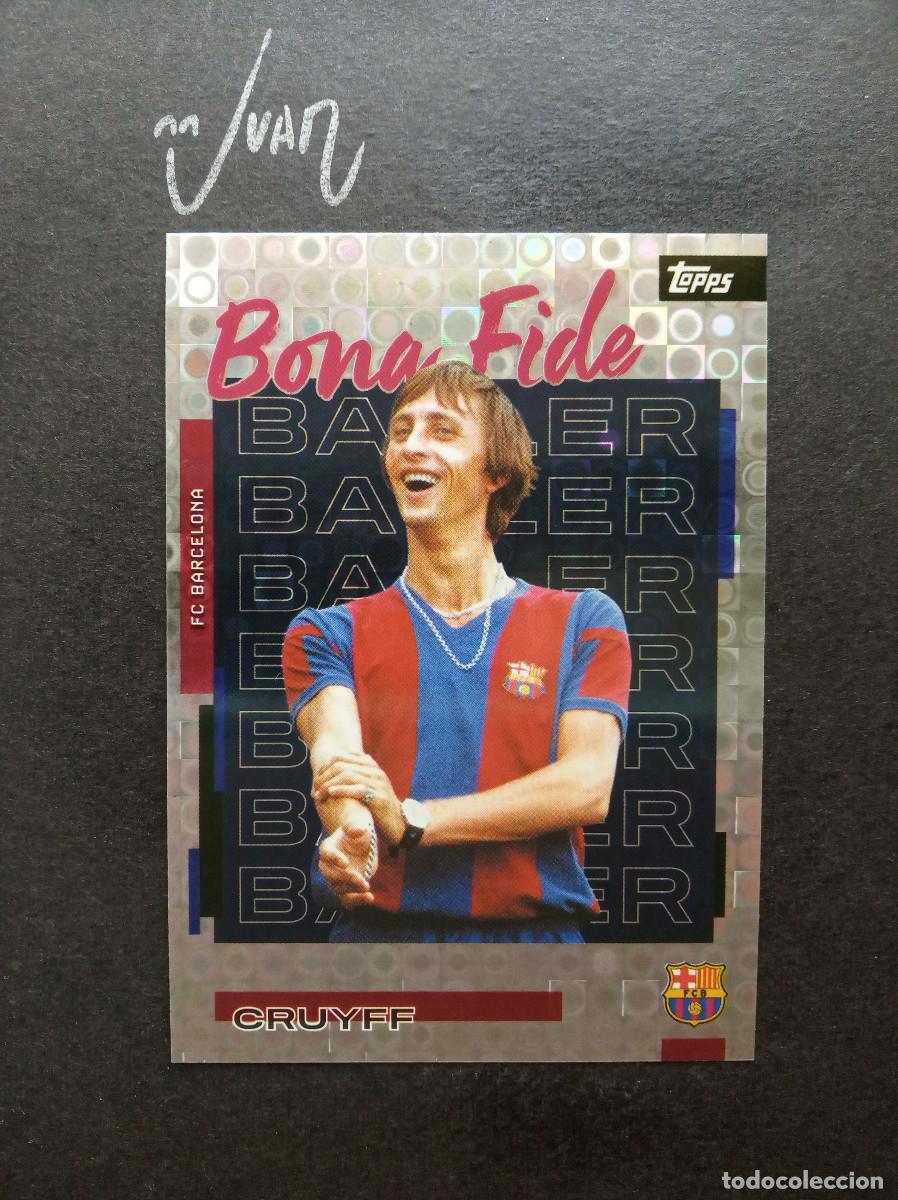 Fu&szlig;ball-Sticker: N&ordm; 21 BONA FIDE BALLER PARALELA HALO CRUYFF FC BARCELONA ⚽ TOPPS &reg; TEAM SET BAR&Ccedil;A 2025 2026 25 26