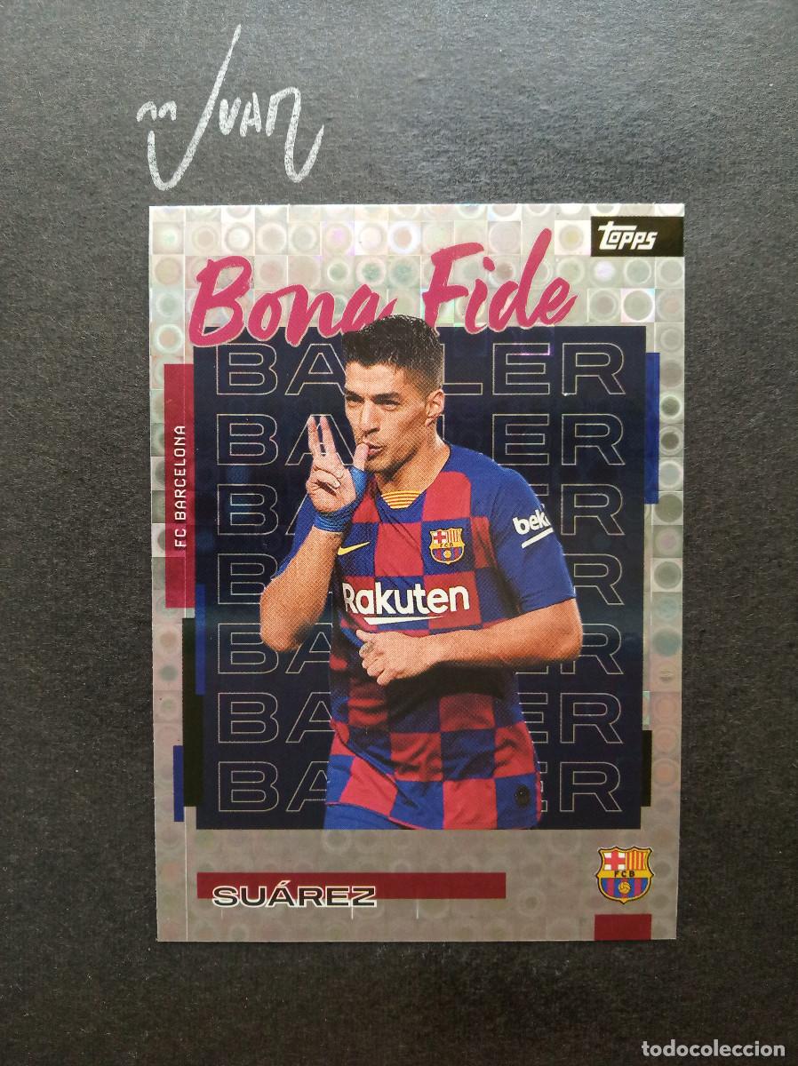 Fu&szlig;ball-Sticker: N&ordm; 22 BONA FIDE BALLER PARALELA HALO LUIS SUAREZ BARCELONA ⚽ TOPPS &reg; TEAM SET BAR&Ccedil;A 2025 2026 25 26