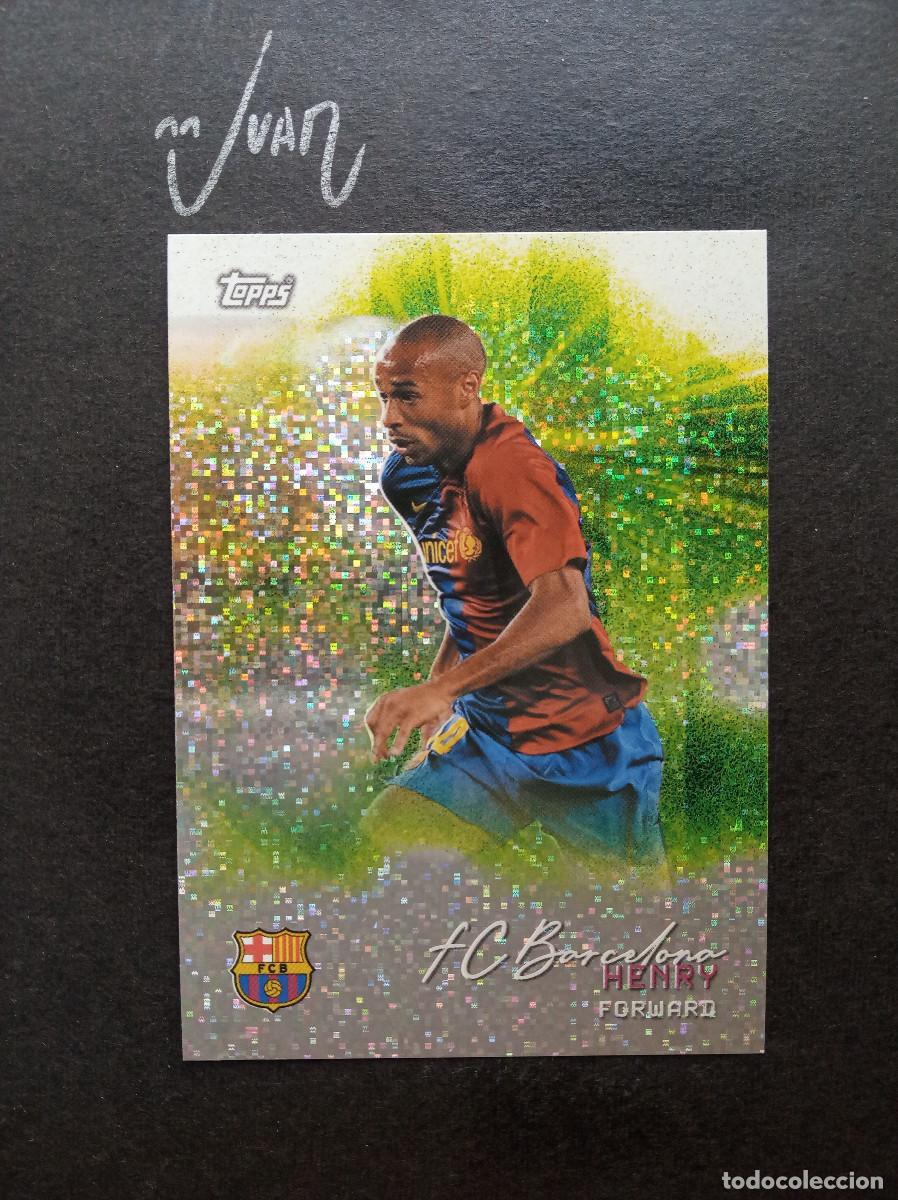 Cromos de Futebol: 30 PARALELA STATIC PITCH PURSUITS HENRY FC BARCELONA FRANCIA ⚽ TOPPS &reg; TEAM SET 2025 2026 25 26