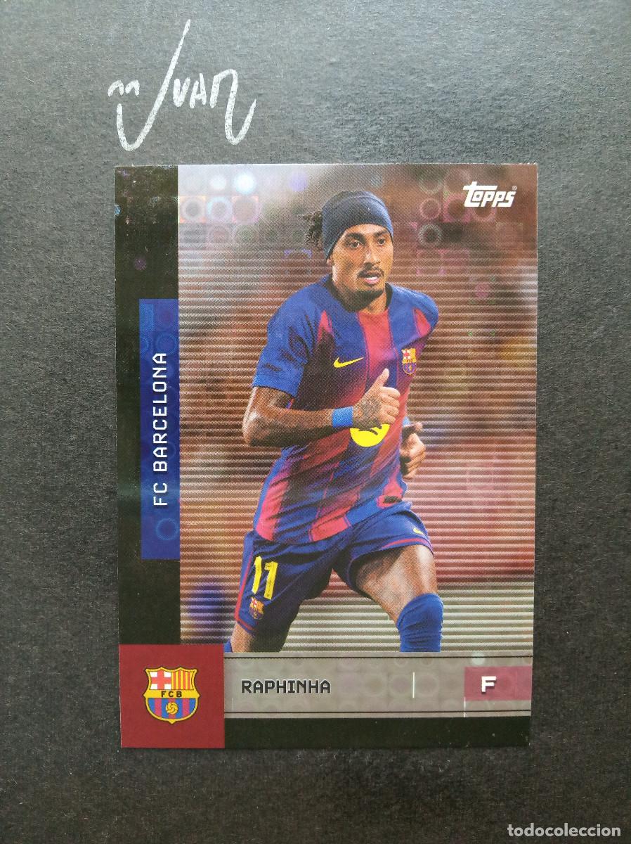 Cromos de f&uacute;tbol: N&ordm; 12 PARALELA HALO RAPHINHA FC BARCELONA BRASIL ⚽ TOPPS &reg; TEAM SET BAR&Ccedil;A 2025 2026 25 26