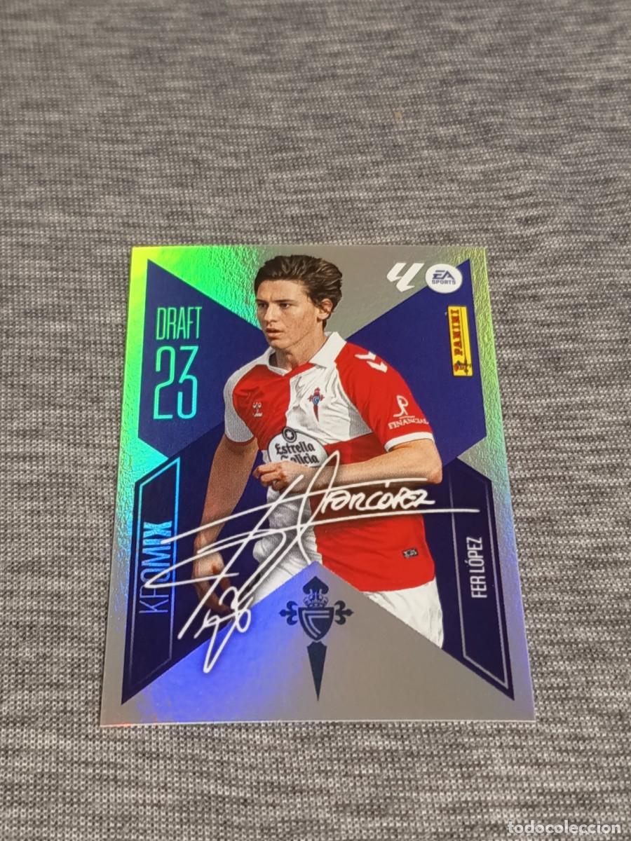 Cromos de f&uacute;tbol: Liga este 26 27 Panini FER LOPEZ N&deg;K7 KROMIX FIRMADO nuevo