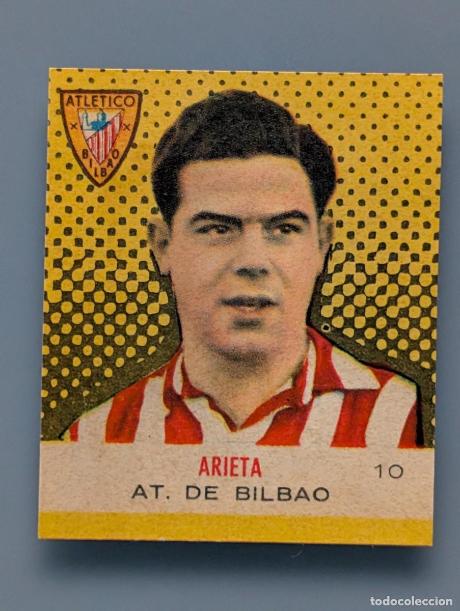 Cromos de f&uacute;tbol: CROMO ARIETA ATHLETIC CLUB BILBAO ALBUM CAMPEONES 1957 BRUGUERA 1958 FOOTBALL FUTBOL VIZCAYA