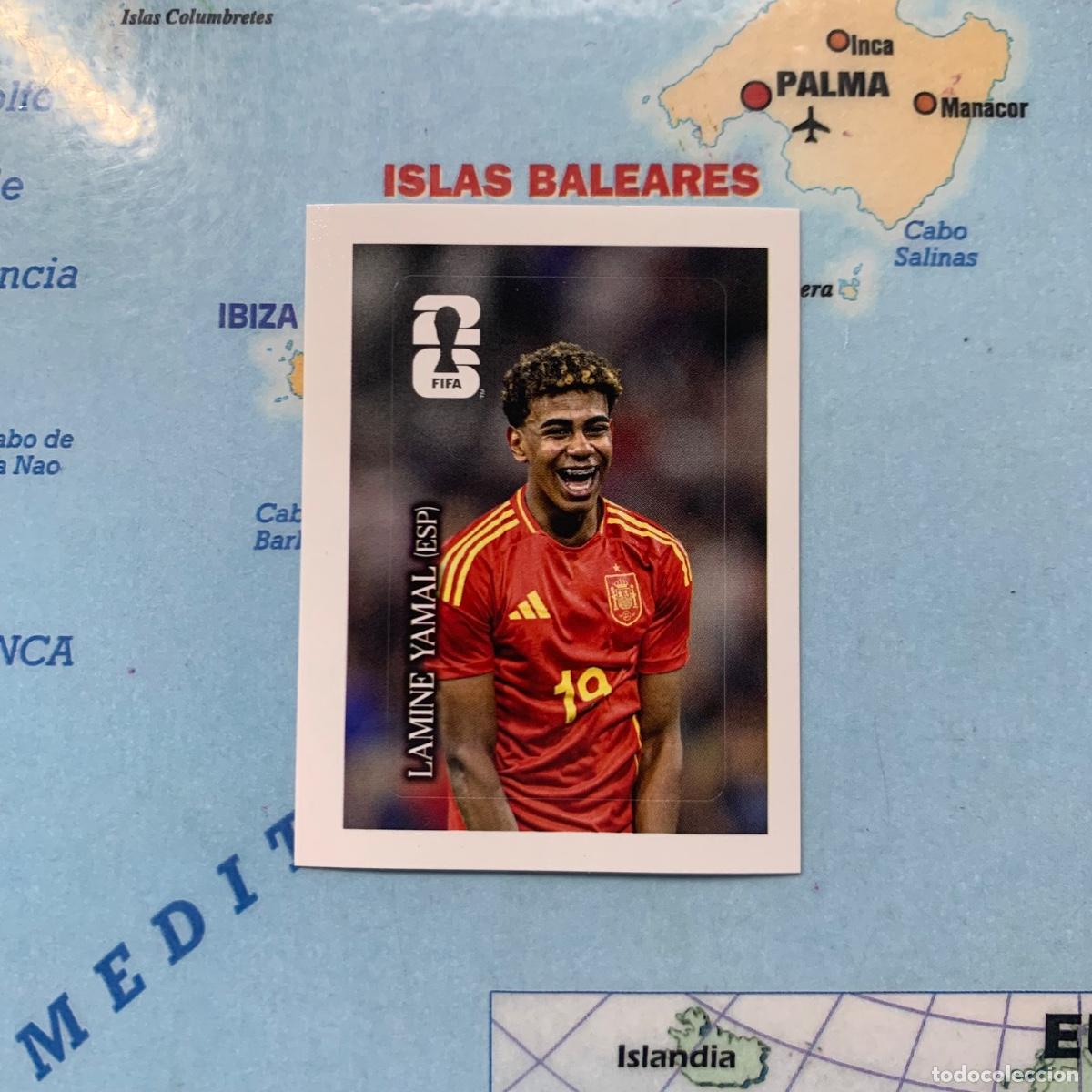 Cromos de f&uacute;tbol: Lamine Yamal CC1 cromo Coca Cola de Espa&ntilde;a panini Mundial Fifa World Cup 2026