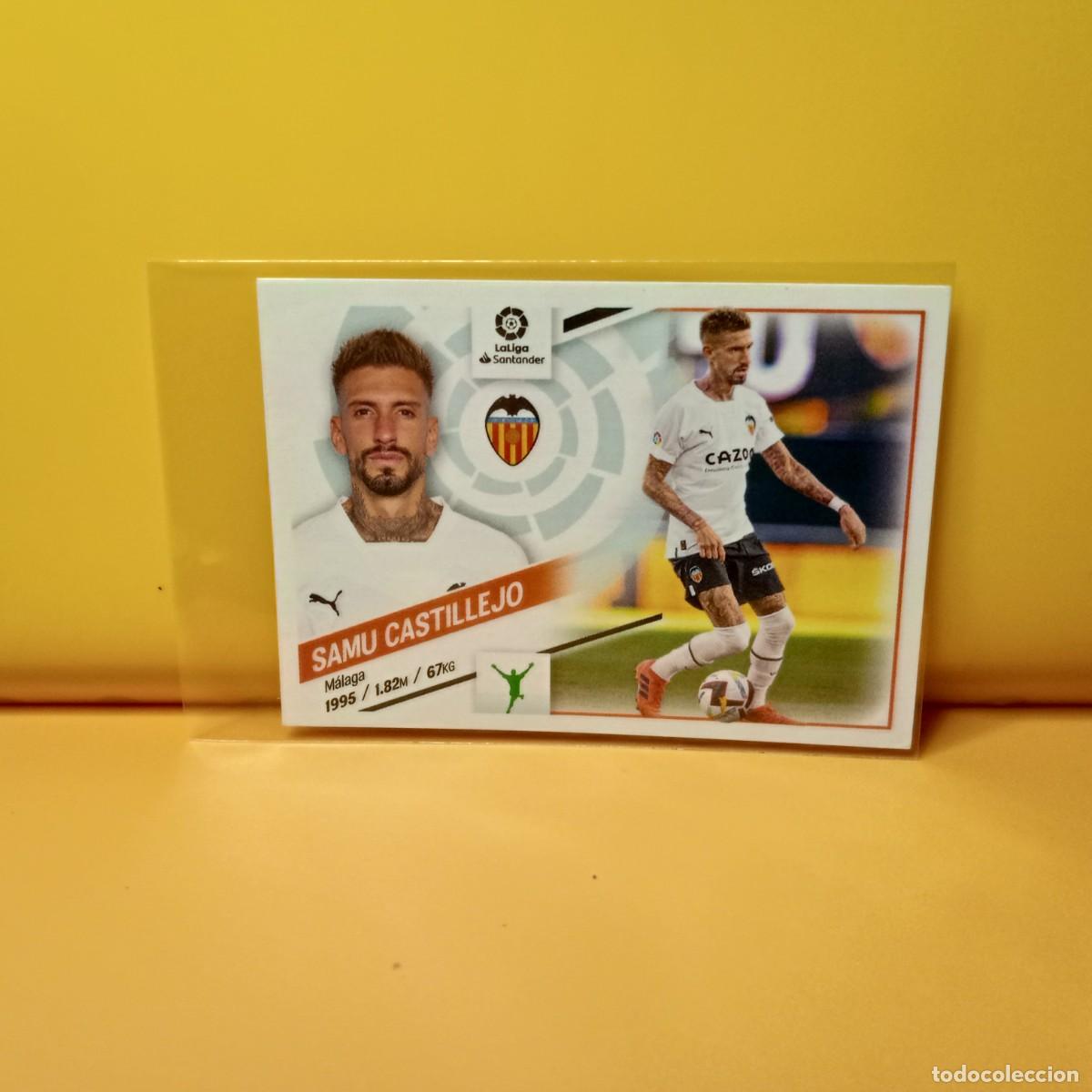 Cromos de f&uacute;tbol: EDICIONES ESTE 2022 2023 22 23 ULTIMOS FICHAJES 25 VALENCIA C.F SAMU CASTILLEJO (2&ordf; EDICI&Oacute;N)