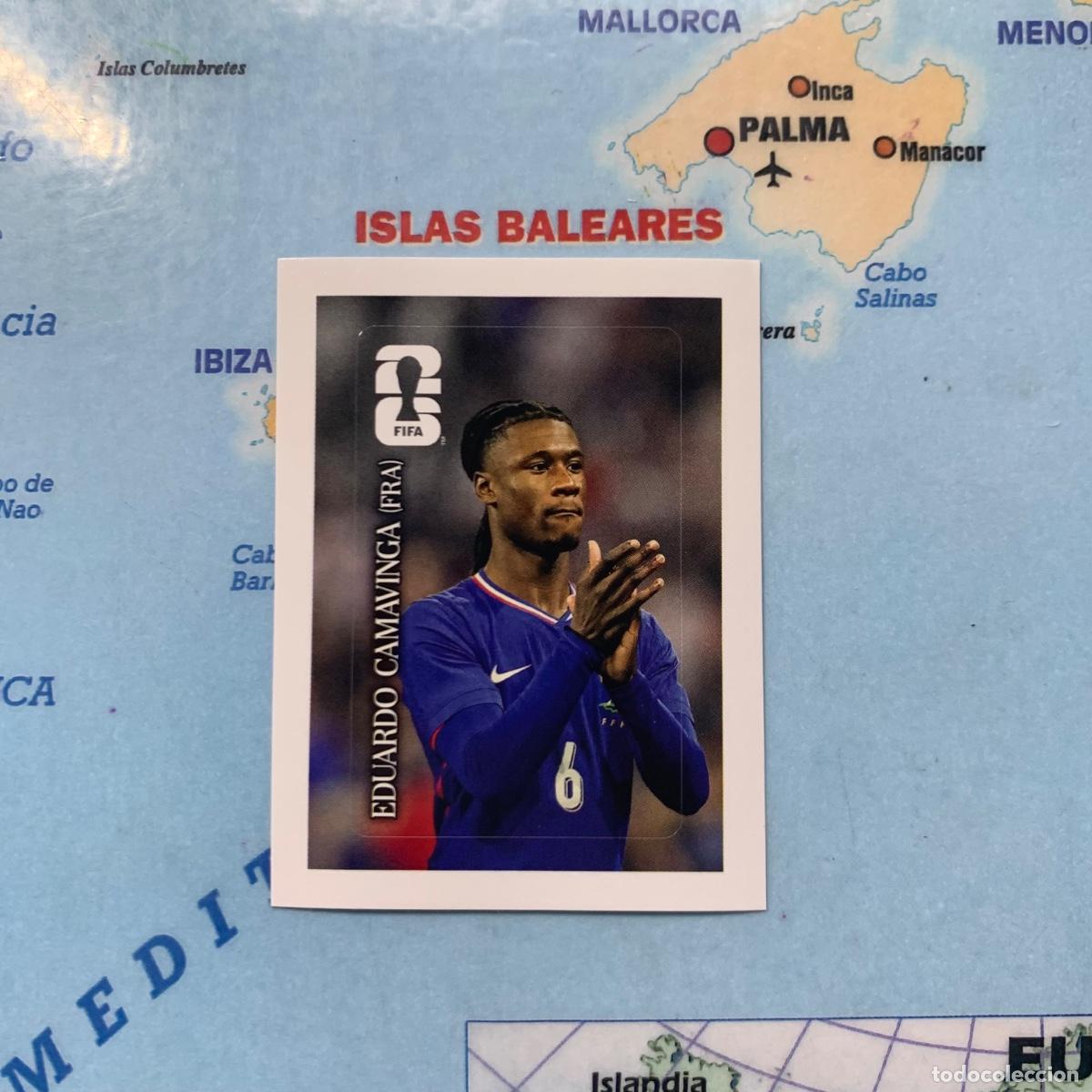 Cromos de f&uacute;tbol: Camavinga CC3 cromo Coca Cola de Francia panini Mundial Fifa World Cup 2026