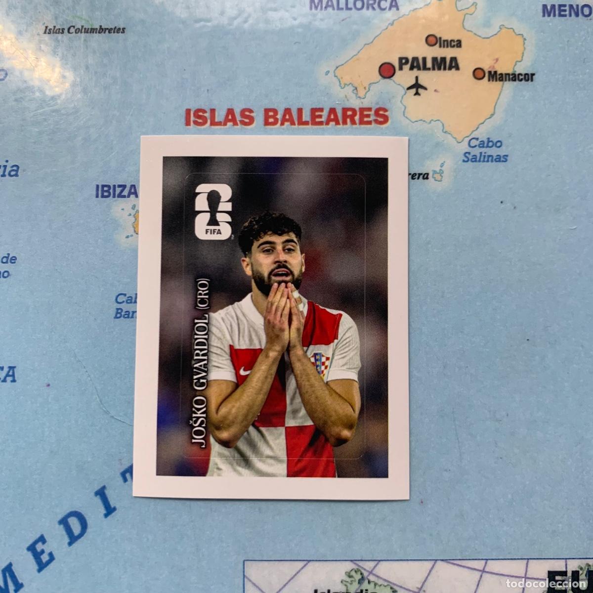 Cromos de f&uacute;tbol: Guardiol CC4 cromo Coca Cola de Croacia panini Mundial Fifa World Cup 2026