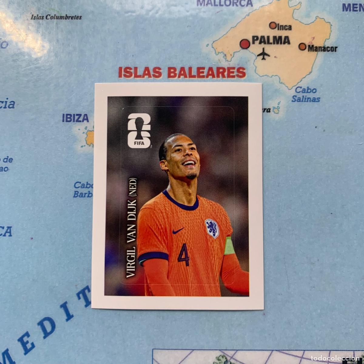 Cromos de f&uacute;tbol: Virgin van Dijk CC5 cromo Coca Cola de Pa&iacute;ses Bajos panini Mundial Fifa World Cup 2026