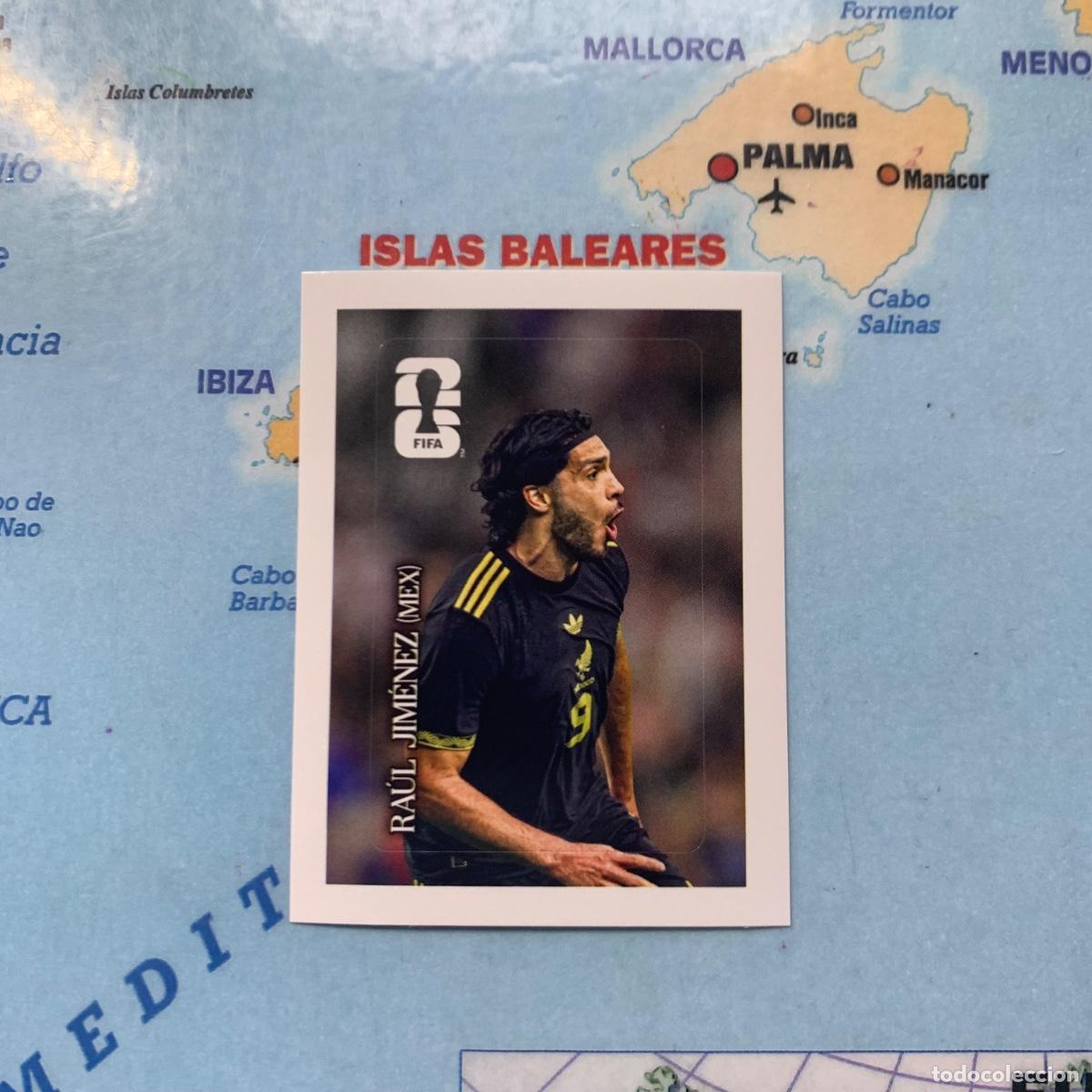 Cromos de f&uacute;tbol: Ra&uacute;l Jim&eacute;nez CC8 cromo Coca Cola de M&eacute;xico panini Mundial Fifa World Cup 2026
