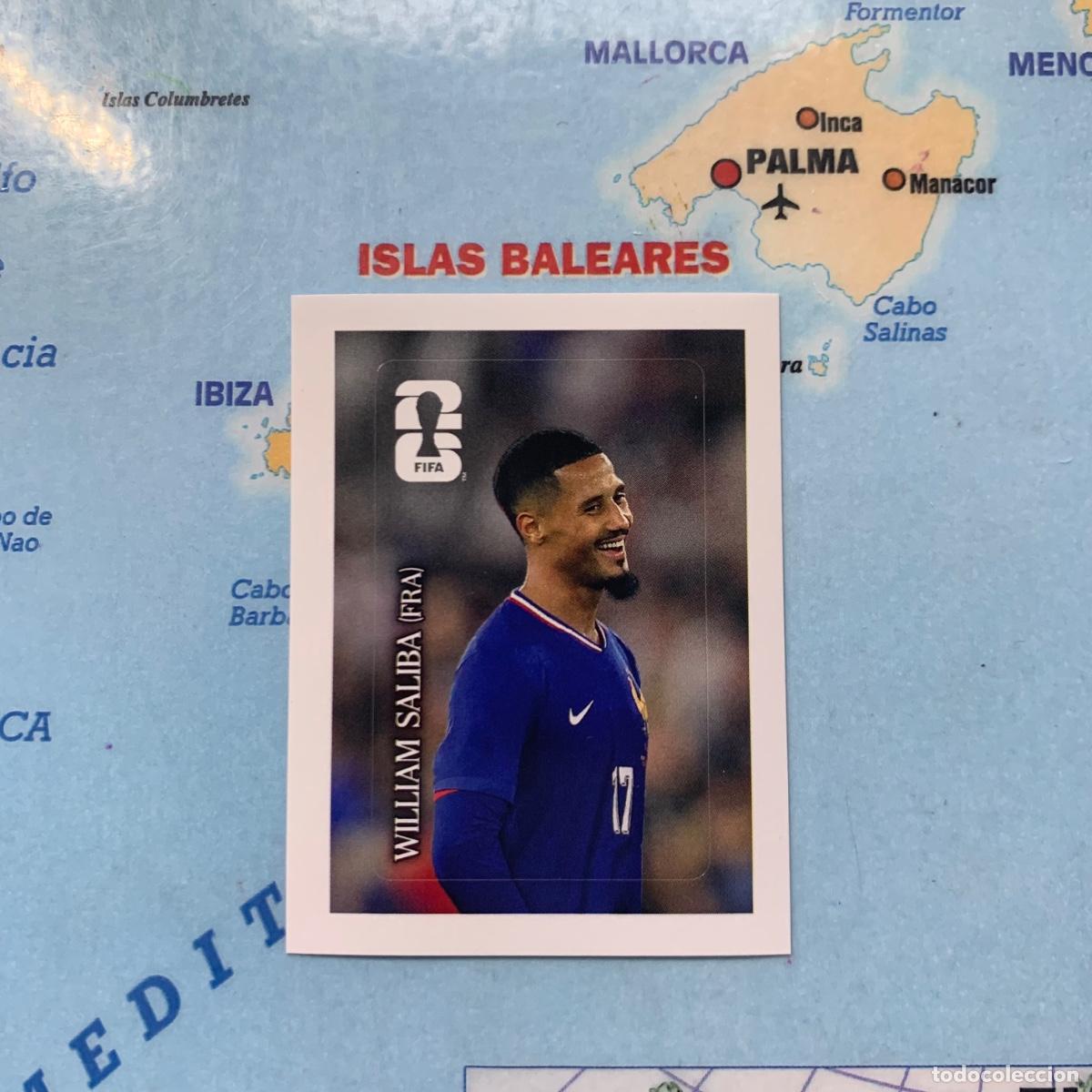 Cromos de f&uacute;tbol: Saliba CC8 cromo Coca Cola de Francia panini Mundial Fifa World Cup 2026
