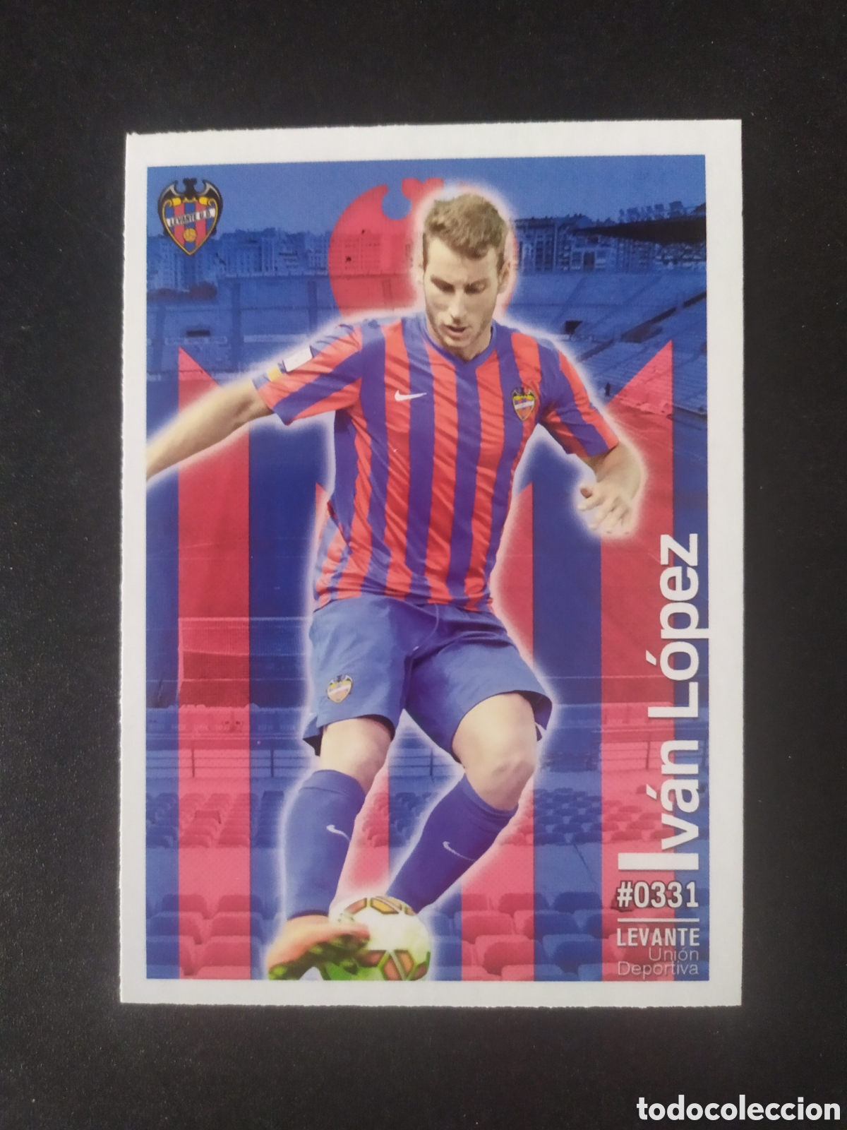 Cromos de f&uacute;tbol: Mundicromo fichas Liga 2015 2016 15 16 Iv&aacute;n L&oacute;pez n&deg; 331 Levante