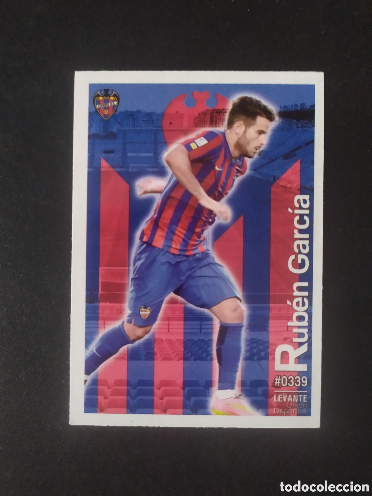 Cromos de f&uacute;tbol: Mundicromo fichas Liga 2015 2016 15 16 Rub&eacute;n Garc&iacute;a n&deg; 339 Levante