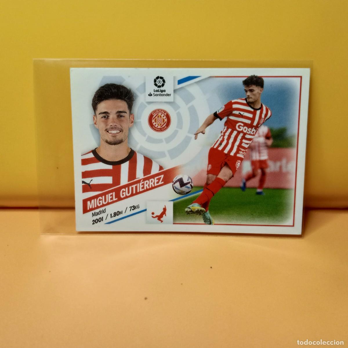 Cromos de f&uacute;tbol: EDICIONES ESTE 2022 2023 22 23 ULTIMOS FICHAJES 27 GIRONA FC MIGUEL GUTI&Eacute;RREZ (3&ordf; EDICI&Oacute;N)