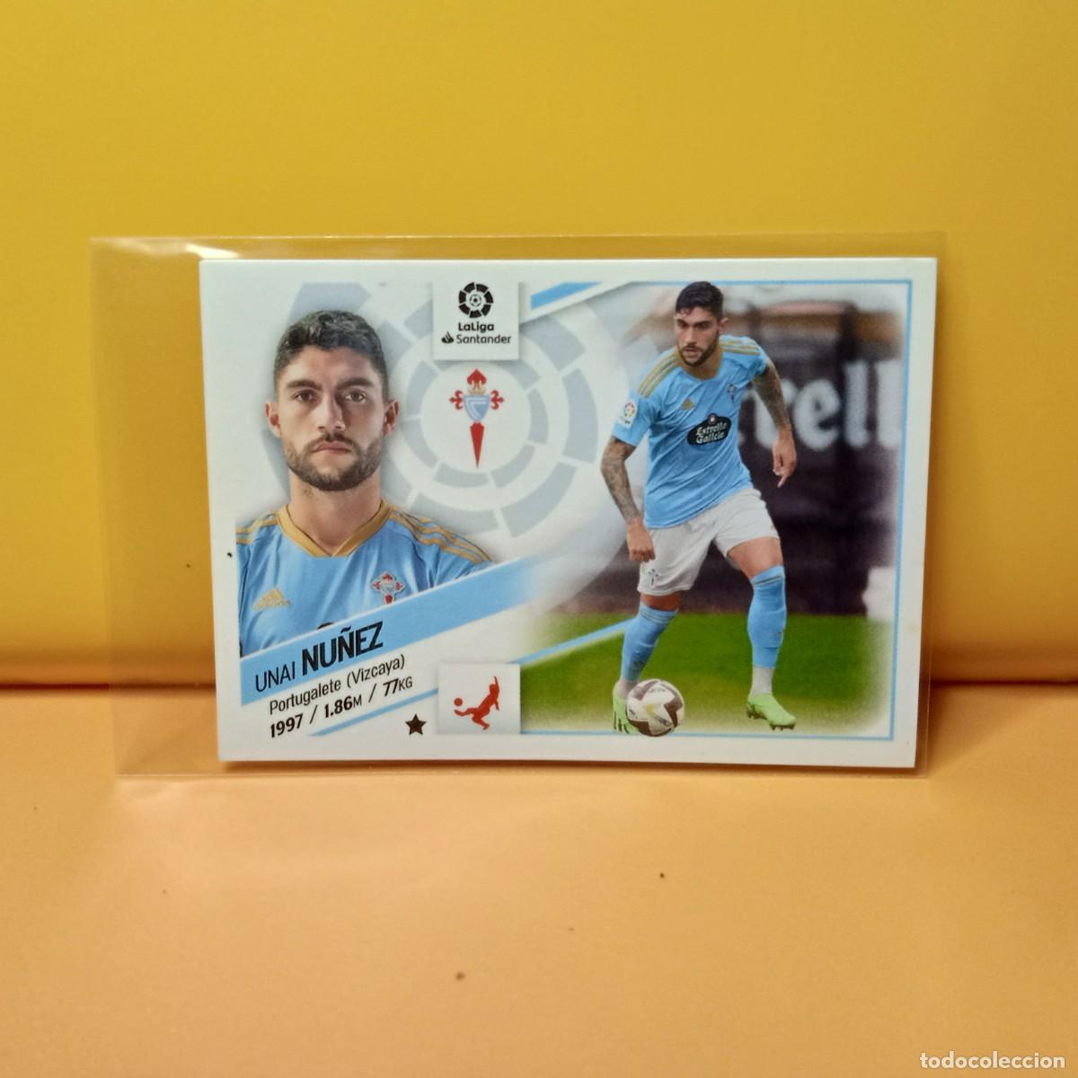 Football Stickers: EDICIONES ESTE 2022 2023 22 23 ULTIMOS FICHAJES 29 CELTA DE VIGO UNAI NU&Ntilde;EZ (3&ordf; EDICI&Oacute;N)