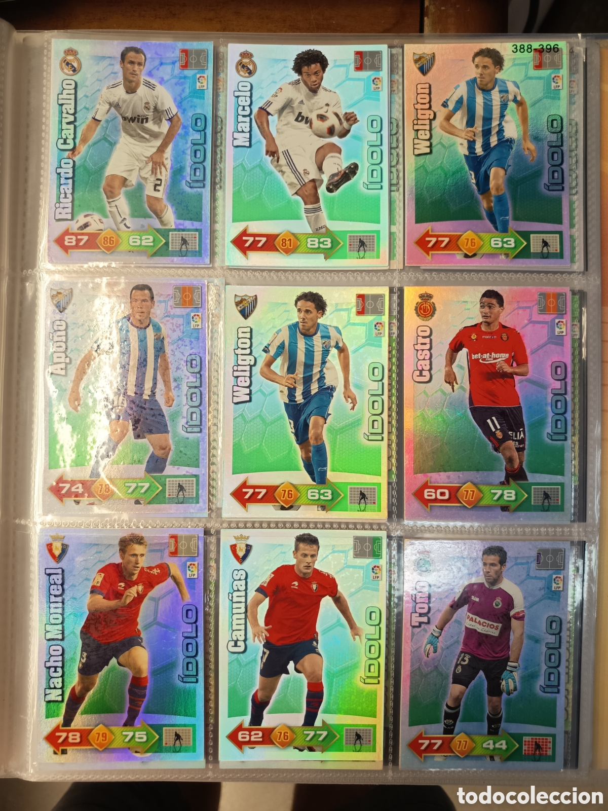 Cromos de Futebol: ADRENALYN LIGA 2010 2011 IDOLO WELIGTON MALAGA