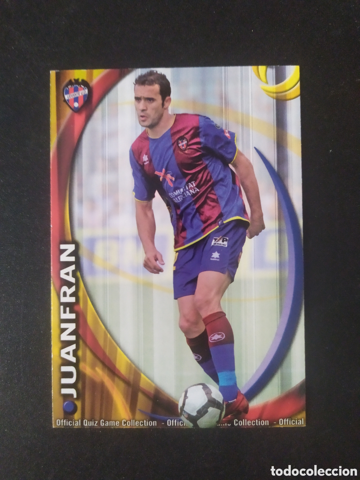 Cromos de Futebol: Mundicromo fichas Liga 2010 2011 10 11 Juanfran n&deg; 524 Levante