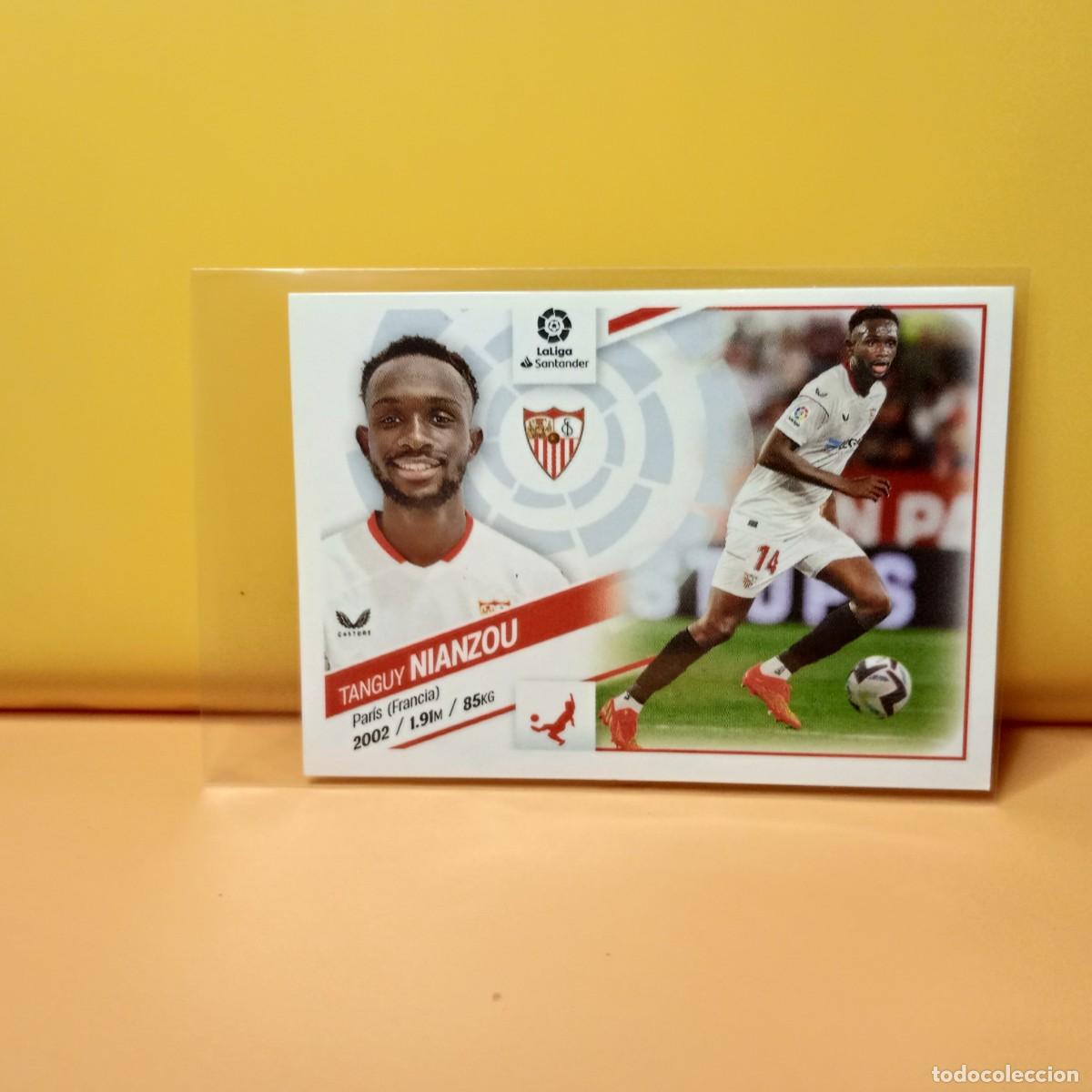 Cromos de f&uacute;tbol: EDICIONES ESTE 2022 2023 22 23 ULTIMOS FICHAJES 37 SEVILLA FC NIANZOU (3&ordf; EDICI&Oacute;N)
