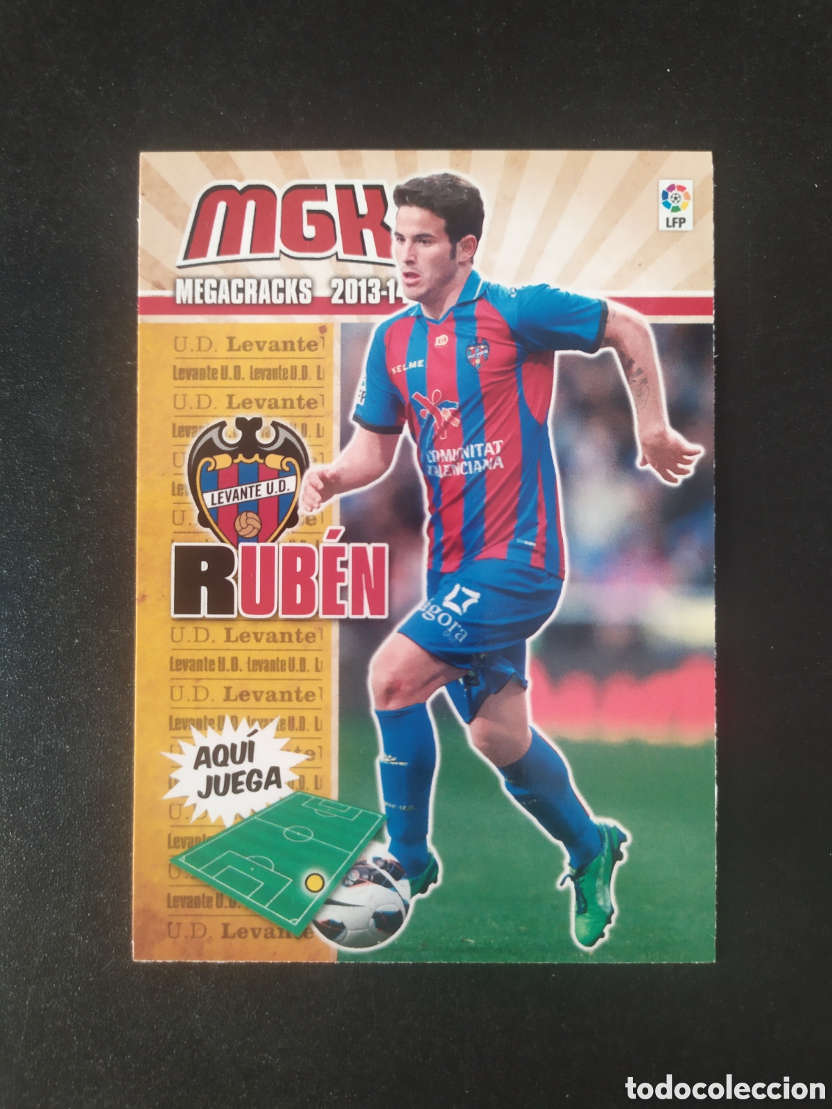 Cromos de f&uacute;tbol: Megacracks 2013 2014 13 14 panini Rub&eacute;n n&deg; 197 Levante