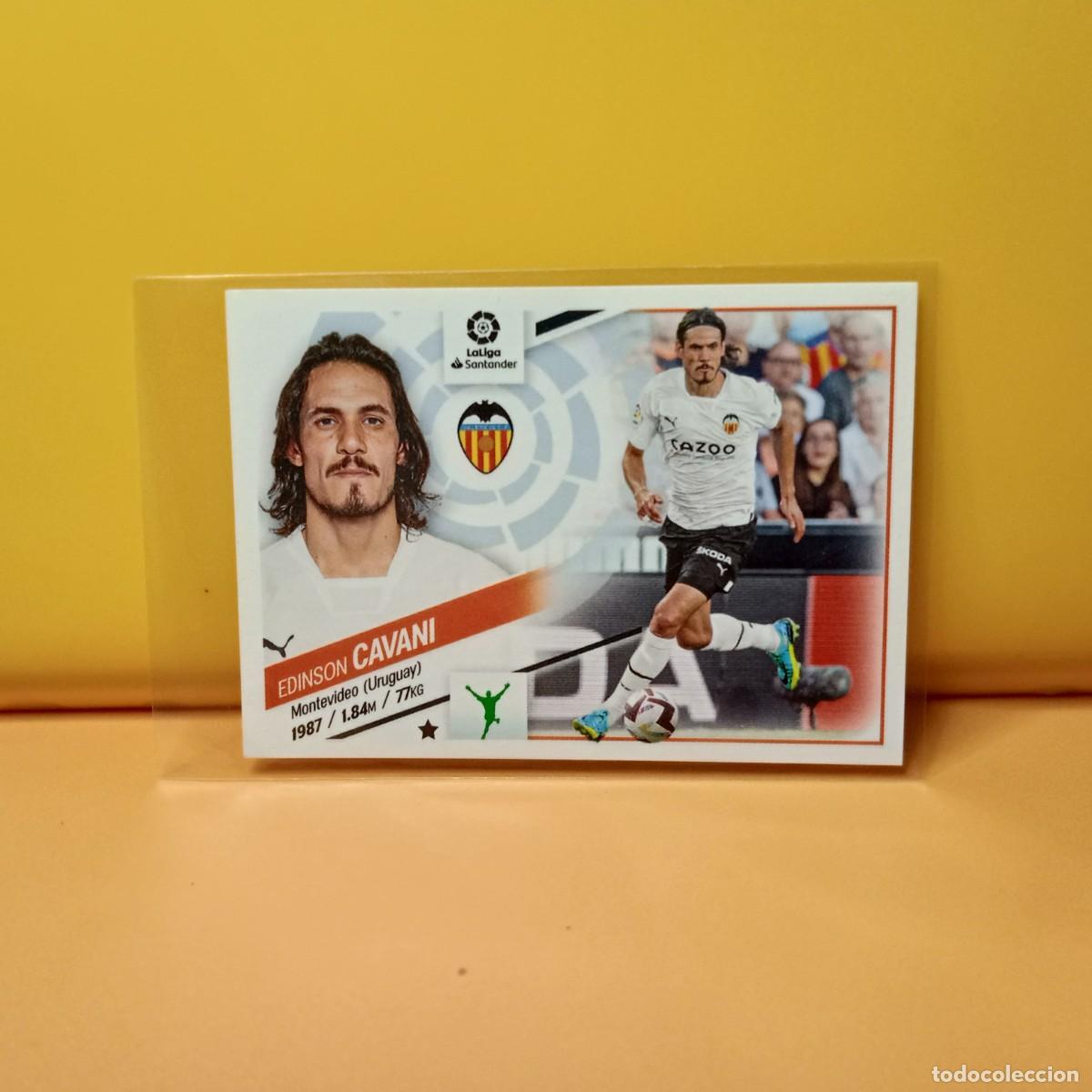 Cromos de f&uacute;tbol: EDICIONES ESTE 2022 2023 22 23 ULTIMOS FICHAJES 60 VALENCIA C.F CAVANI (4&ordf; EDICI&Oacute;N)