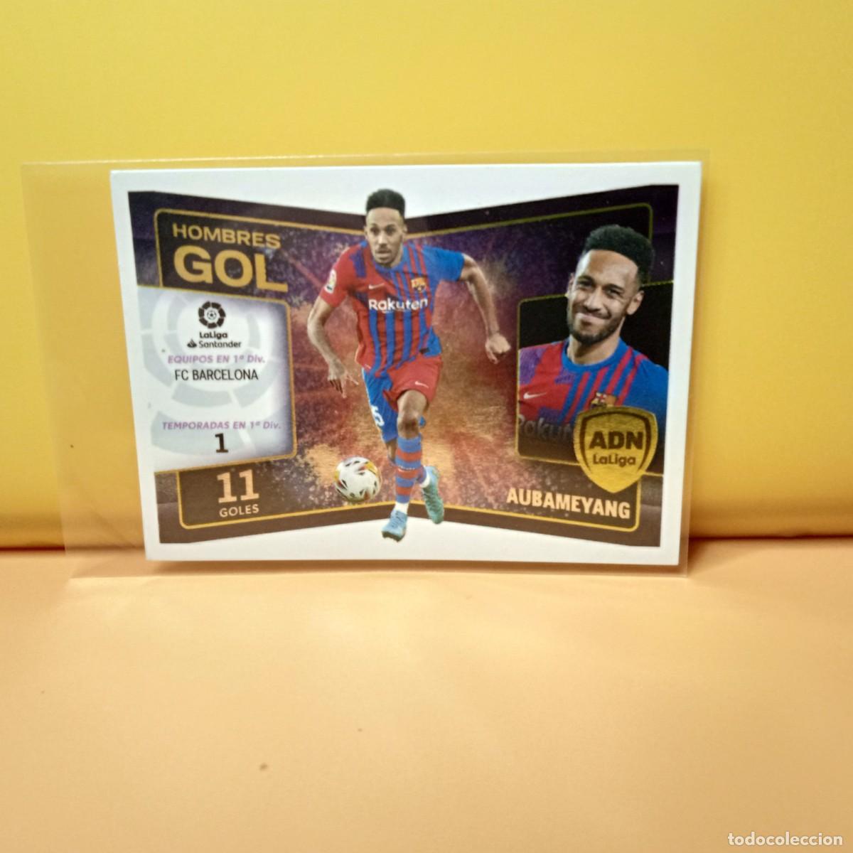 Cromos de f&uacute;tbol: EDICIONES ESTE 2022 2023 22 23 ADN F.C BARCELONA AUBAMEYANG 2