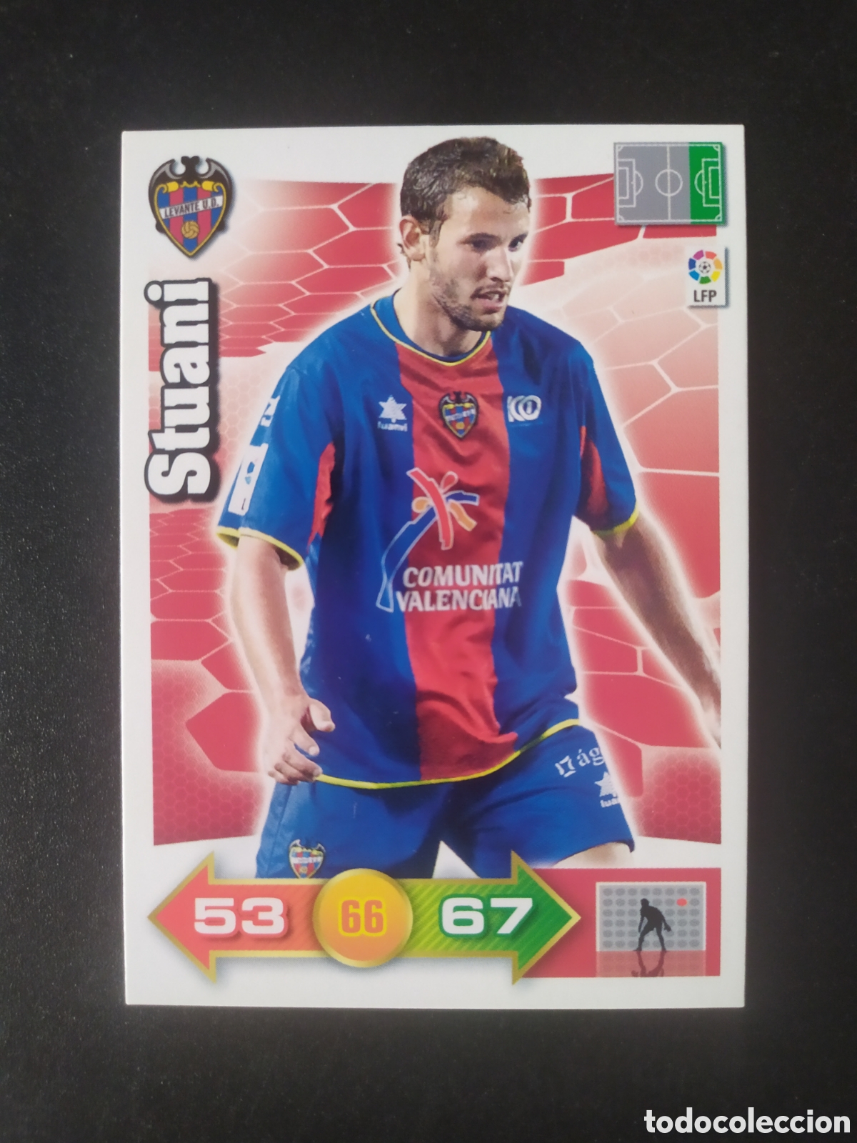 Cromos de f&uacute;tbol: Adrenalyn 2010 2011 10 11 panini Stuani n&deg; 162 Levante