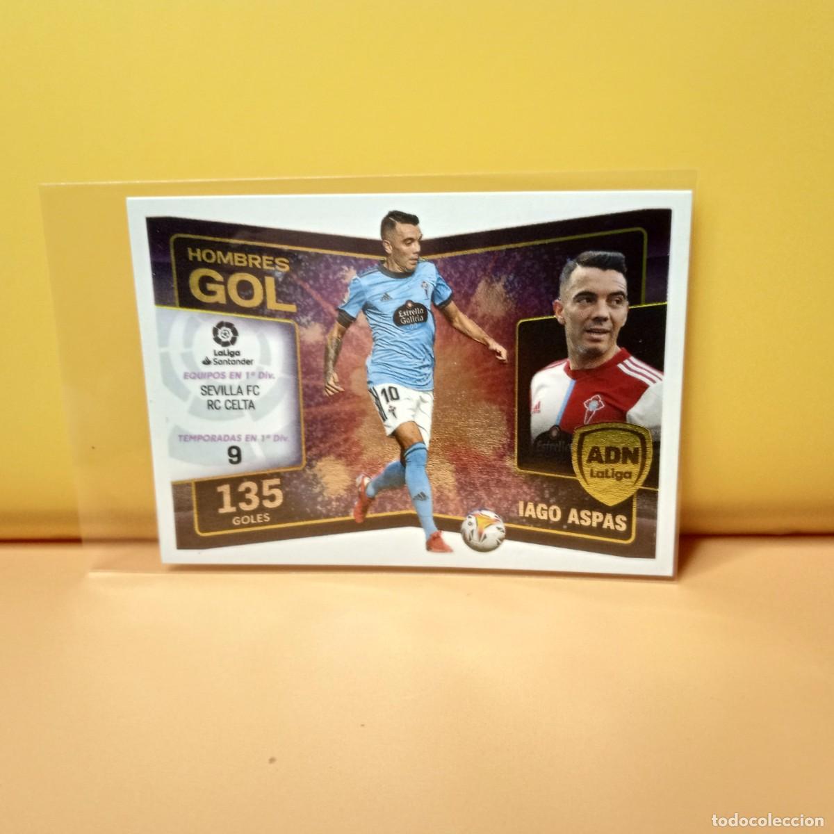 Cromos de f&uacute;tbol: EDICIONES ESTE 2022 2023 22 23 ADN CELTA DE VIGO IAGO ASPAS 14