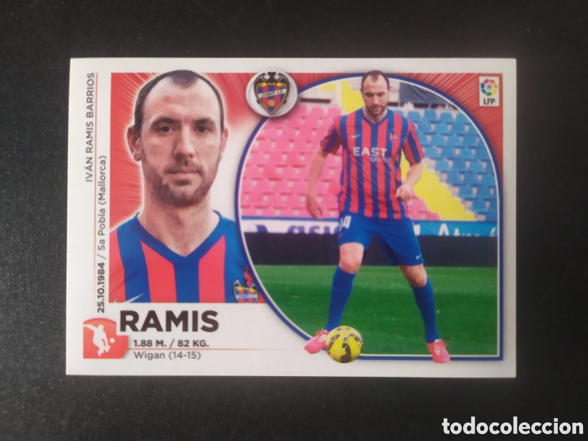 Cromos de f&uacute;tbol: Liga este 2014 2015 14 15 panini Ramis mercado invierno n&deg; 26 Levante