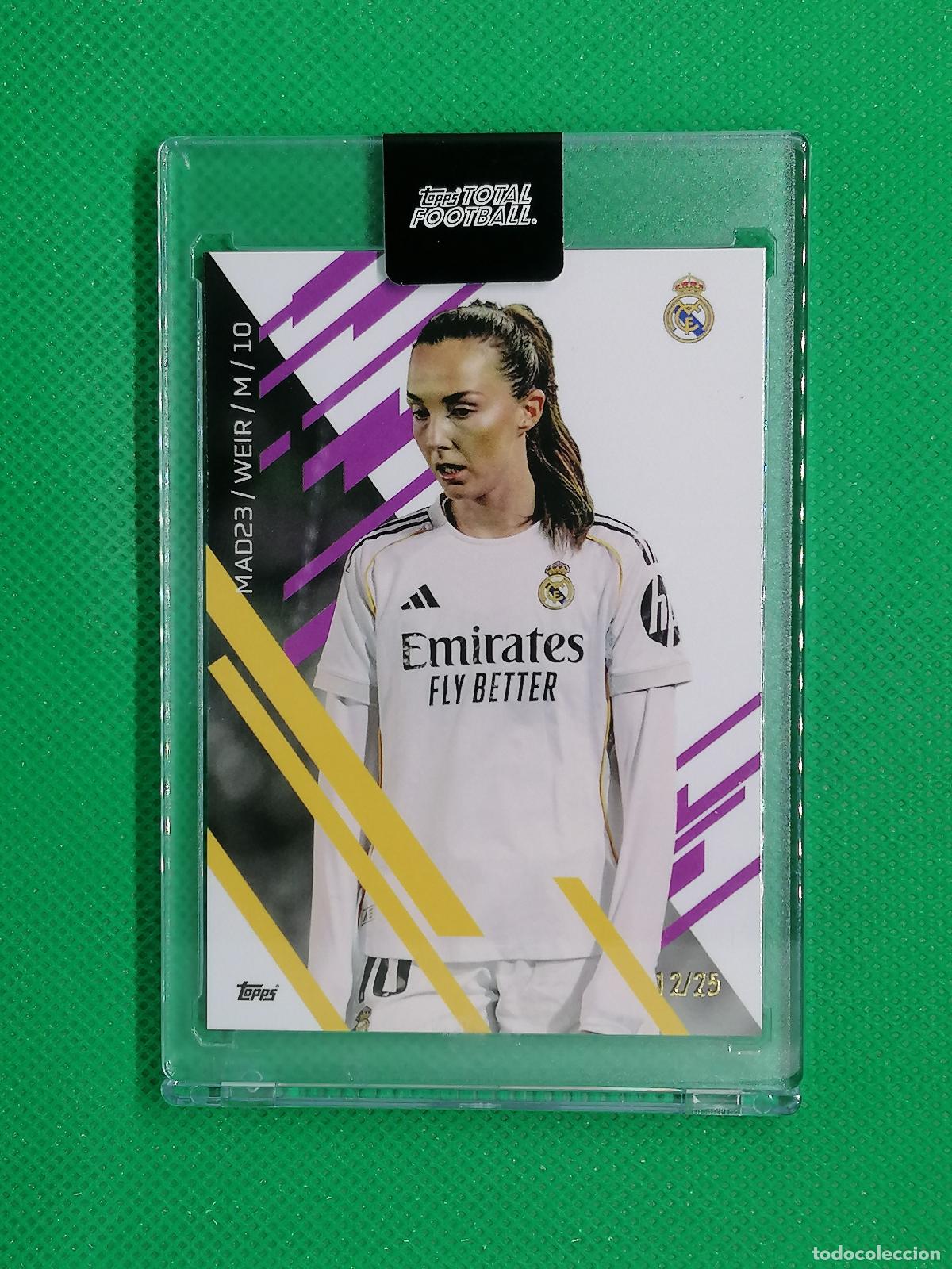 Cromos de f&uacute;tbol: CAROLINE WEIR REAL MADRID /25 ⚽ TTF TOPPS TOTAL FOOTBALL 25 26 2025 2026 ⚽